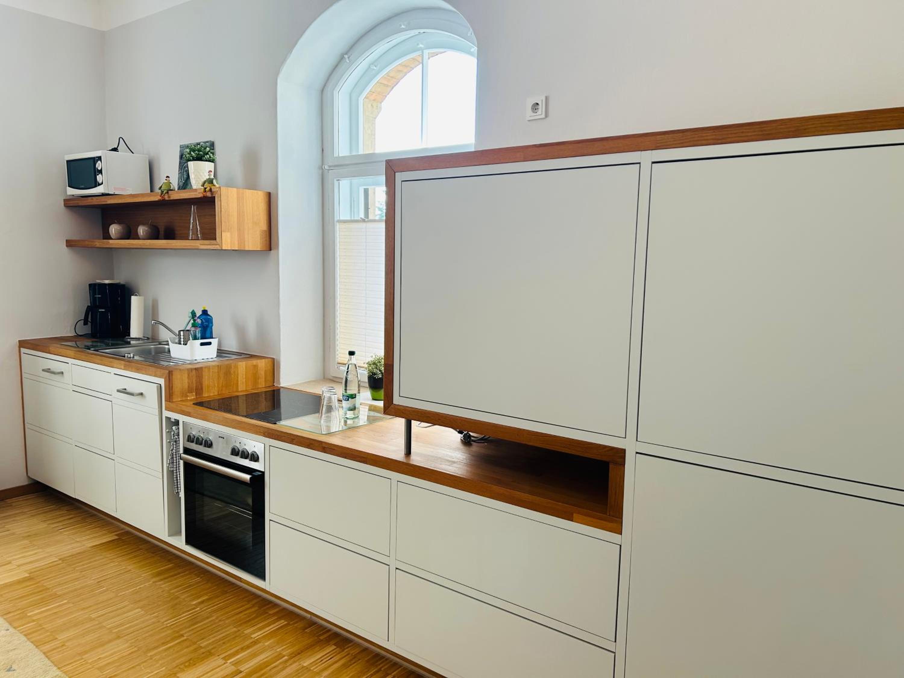 Schlosspark Apartment I 80qm I 3 Betten I bei Dresden