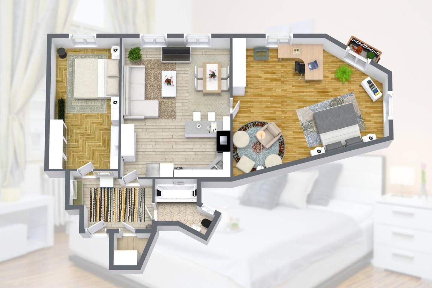 Luxury 3KK Apt w/2KINGBeds 65”TV,Next Wenceslas Sq