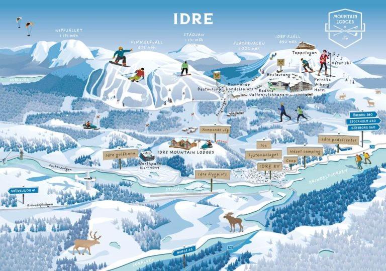 Idre Mountain Lodge dream with outdoor Jacuzzi !