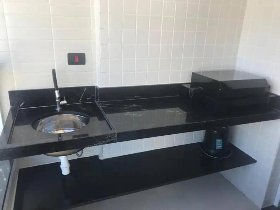 condominio clube com piscina climatizada com fechamento em vidro - Vila Caiçara - Praia Grande