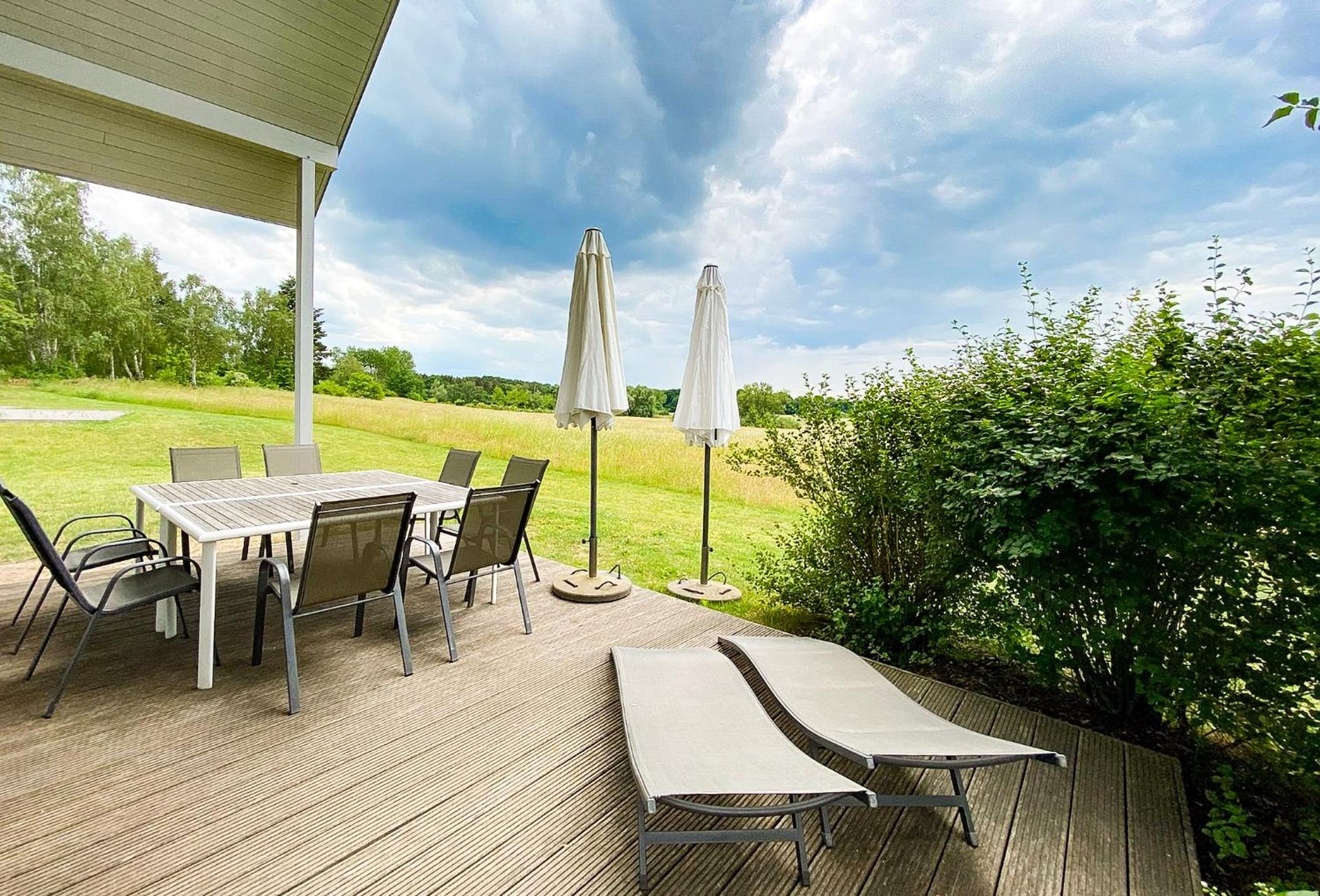 Ferienhaus Wiesengeflüster S1 - mit Sauna, Kamin und Workation an der Müritz