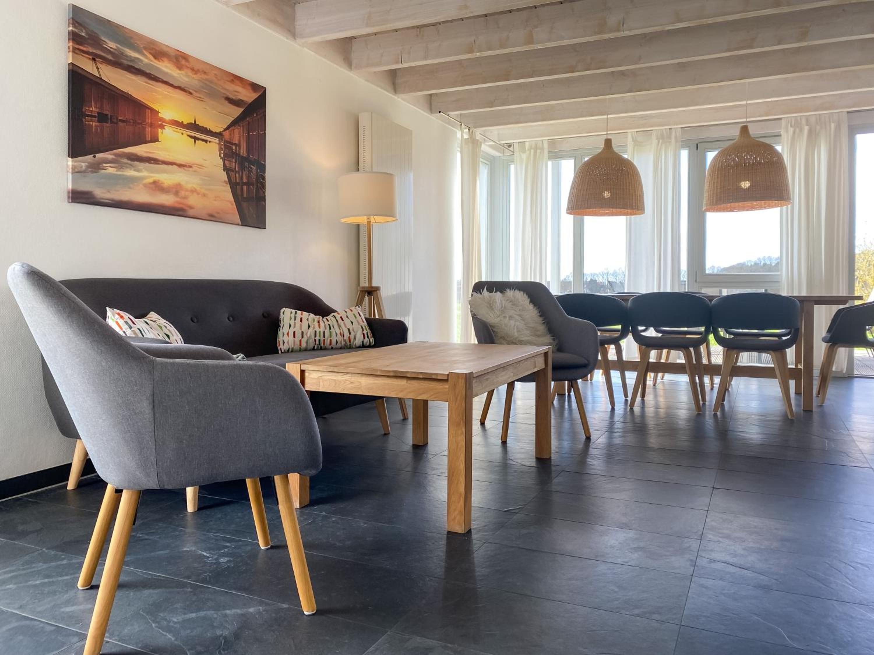 Gruppenunterkunft Wiesengeflüster S2 mit Wiesenblick, Sauna und Kamin