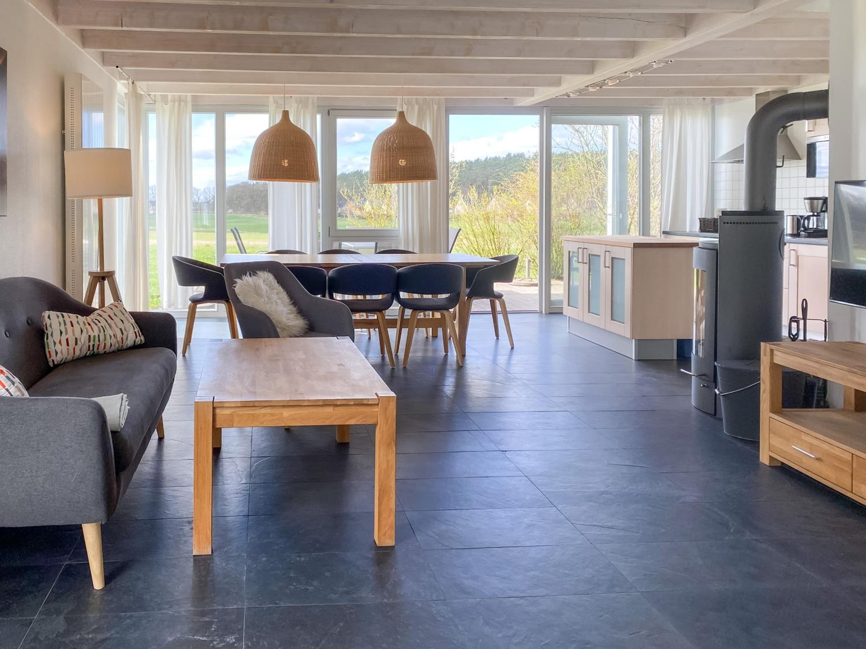 Gruppenunterkunft Wiesengeflüster S2 mit Wiesenblick, Sauna und Kamin