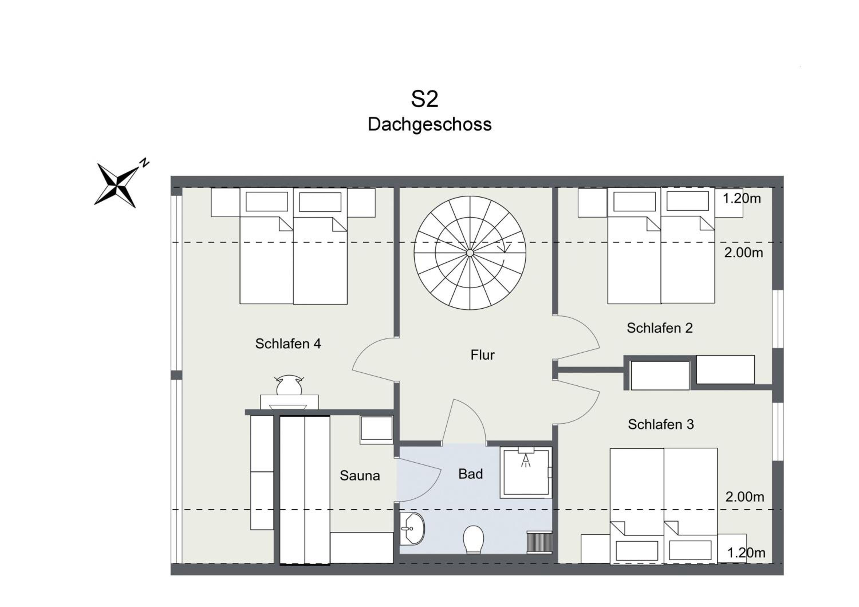 Gruppenunterkunft Wiesengeflüster S2 mit Wiesenblick, Sauna und Kamin