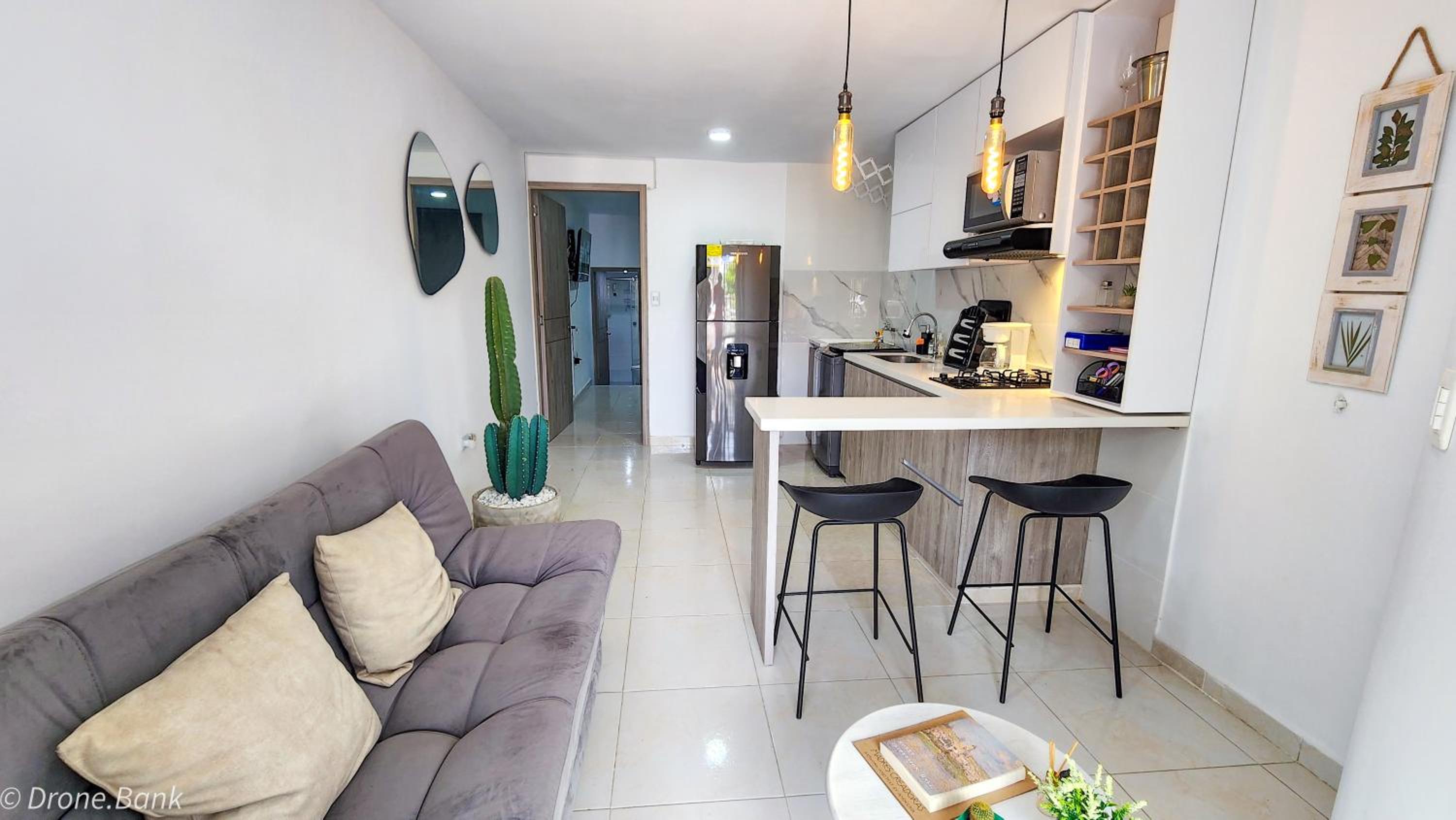 Apartamento céntrico con suave cama y wifi gratuito!