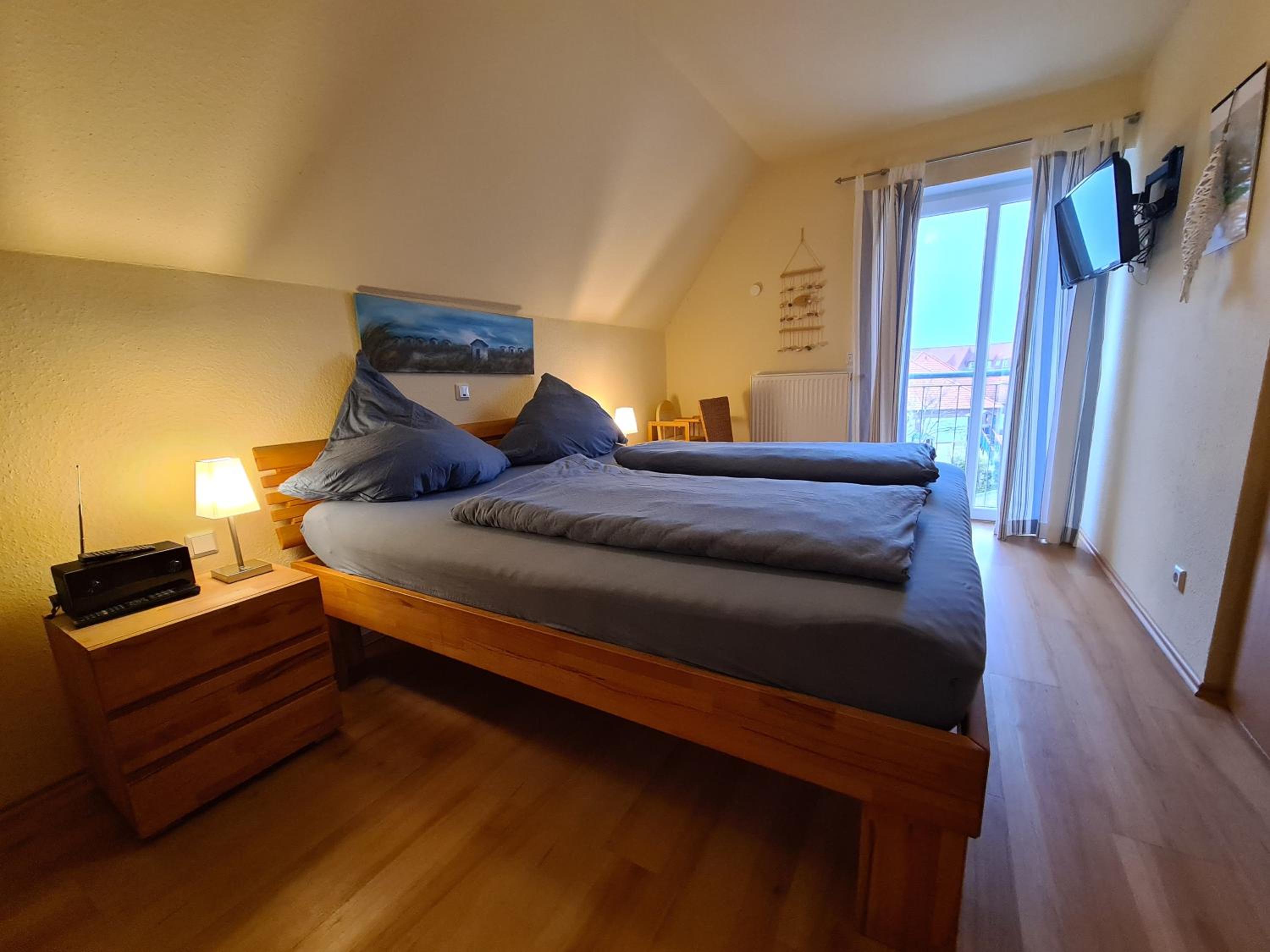 Ferienwohnung Meeresblick Norddeich mit Balkon