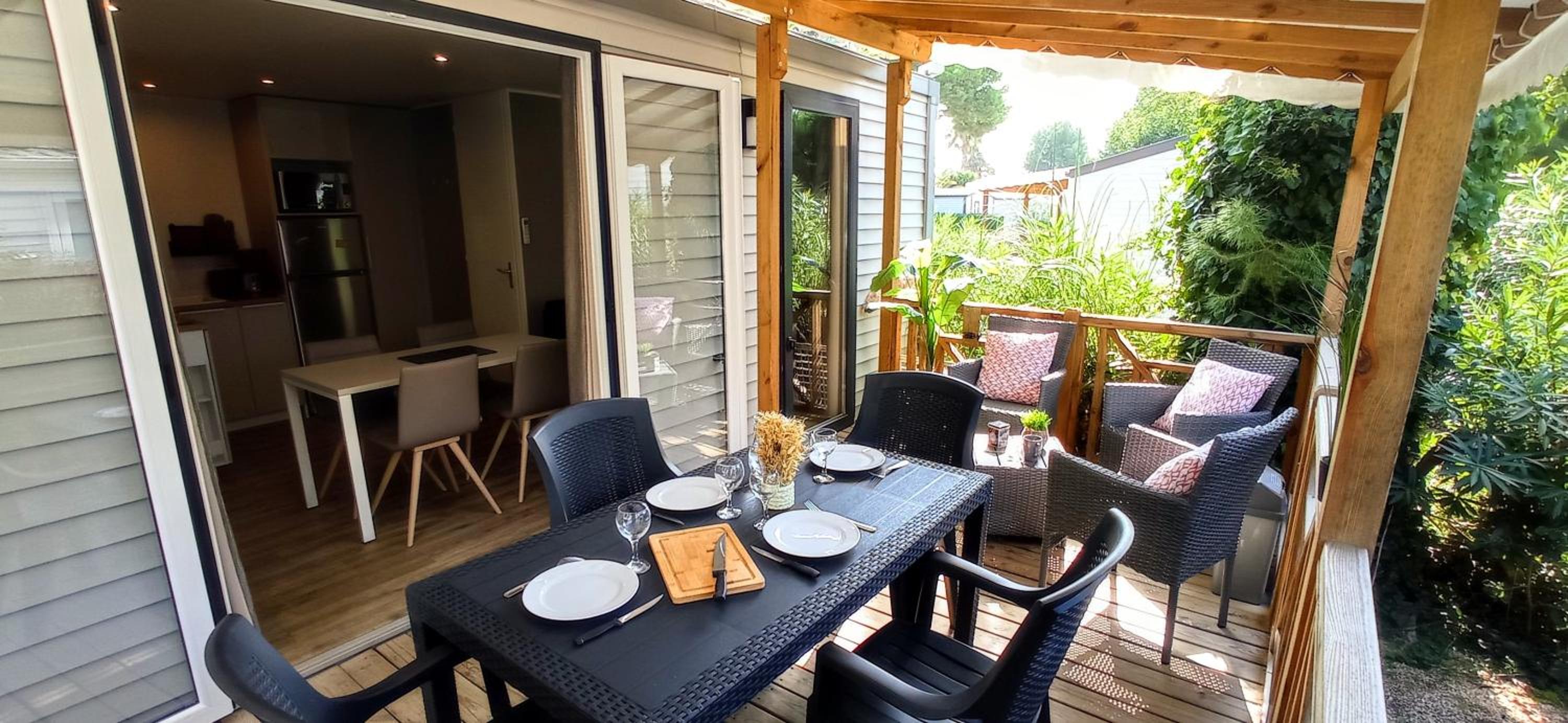 HappyMobilhome Argelès-sur-mer -plage à 500m- Camping 4 étoiles Del Mar