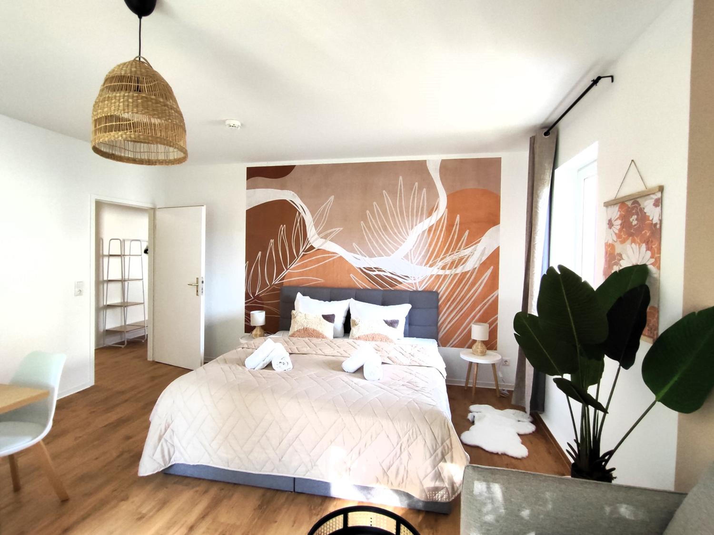 BohnApartments Bechstein - sehr ruhig - 3 Schlafzimmer - Balkon - Stellplätze- WLAN - Vollausstattung