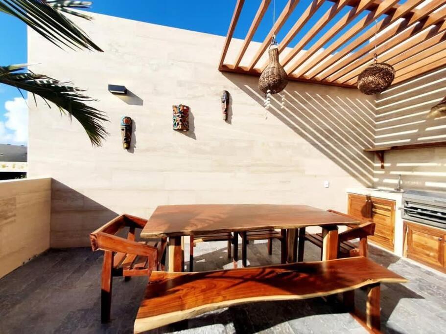 Mistiq Tulum Pent House 3 recamaras, 3 baños, sala, comedor, terraza y jacuzzi view 2