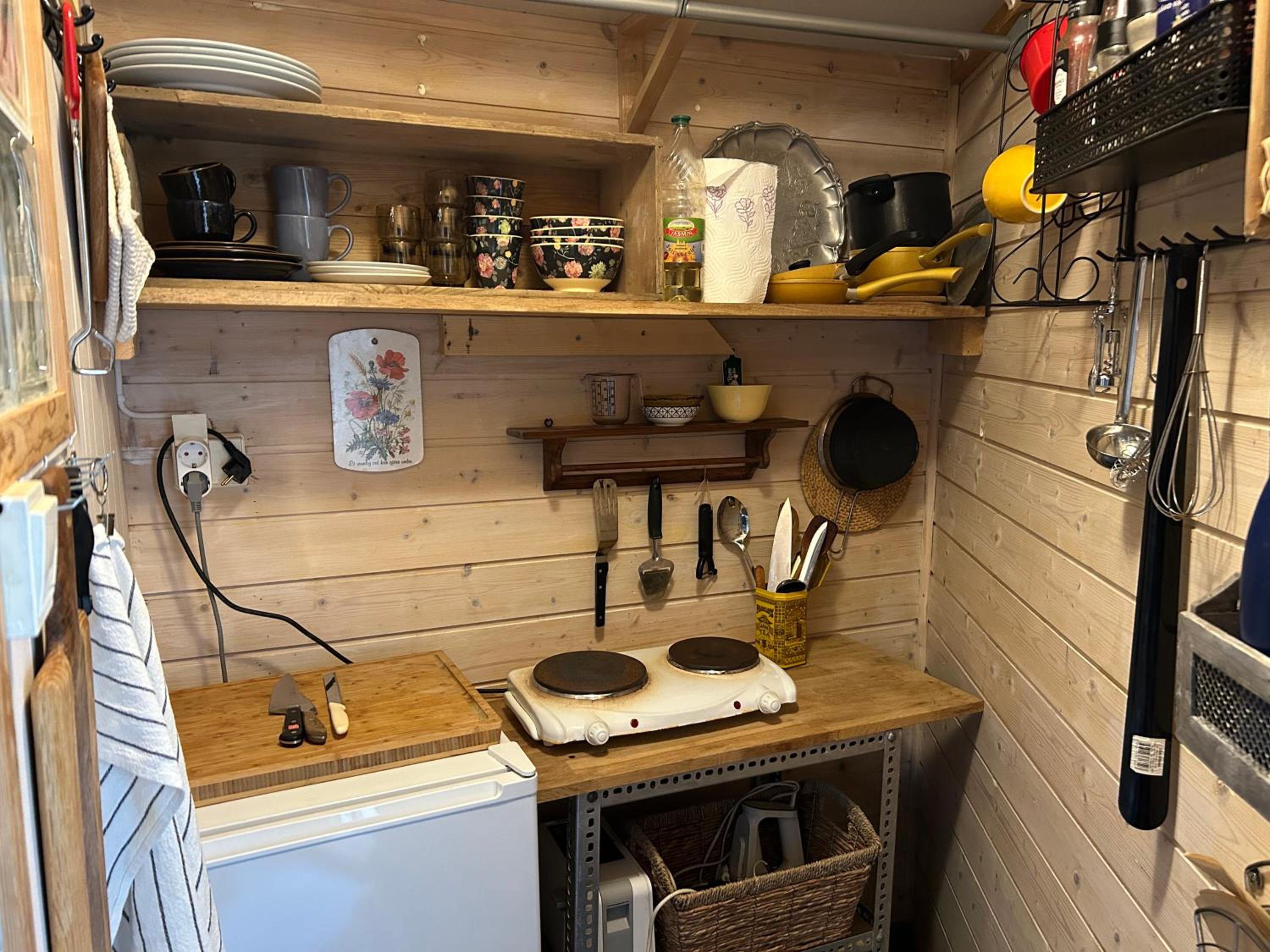 Charming studio with private patio view 2