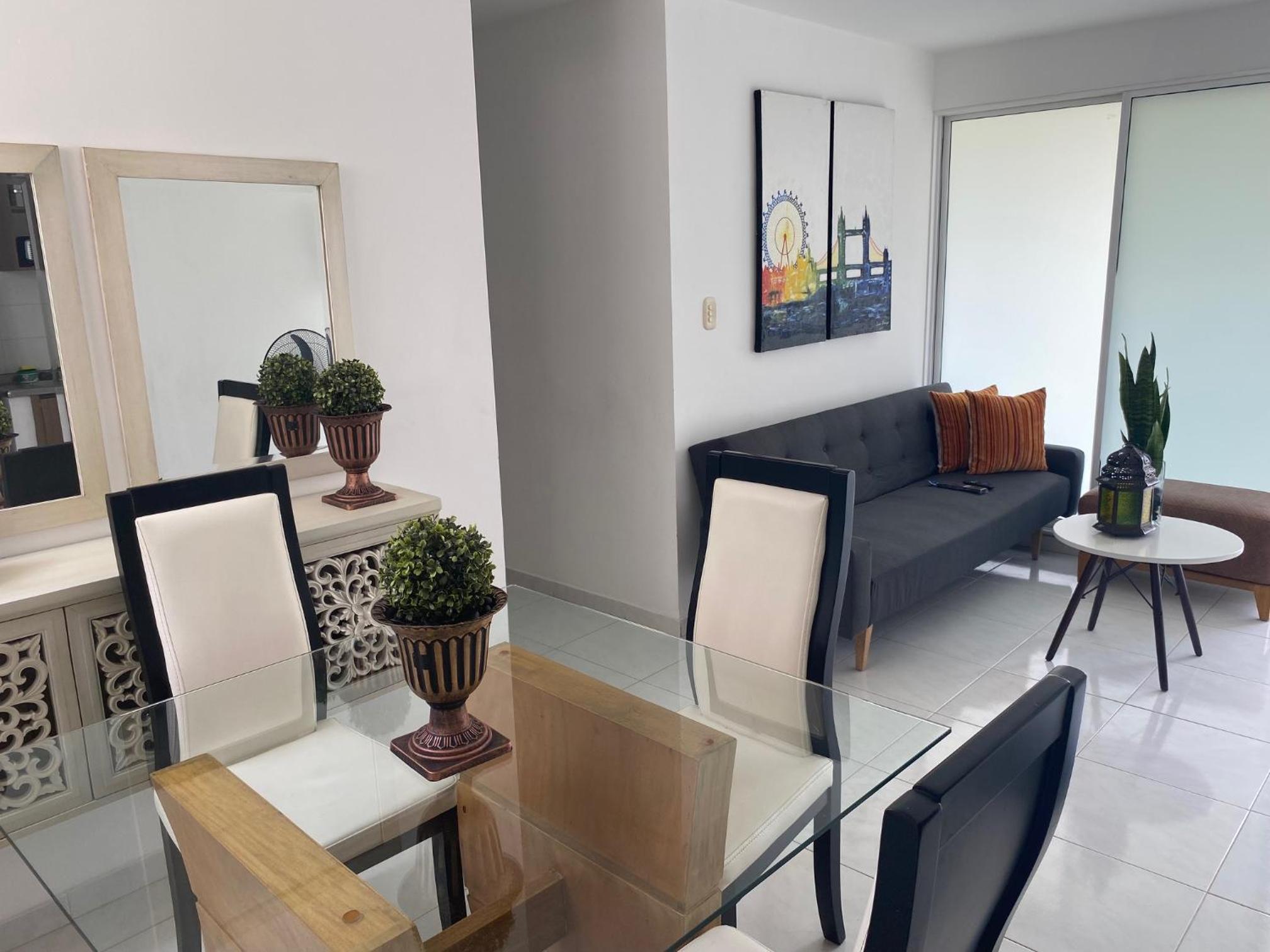 Apartamento Amoblado 3 Habitaciones en Conjunto