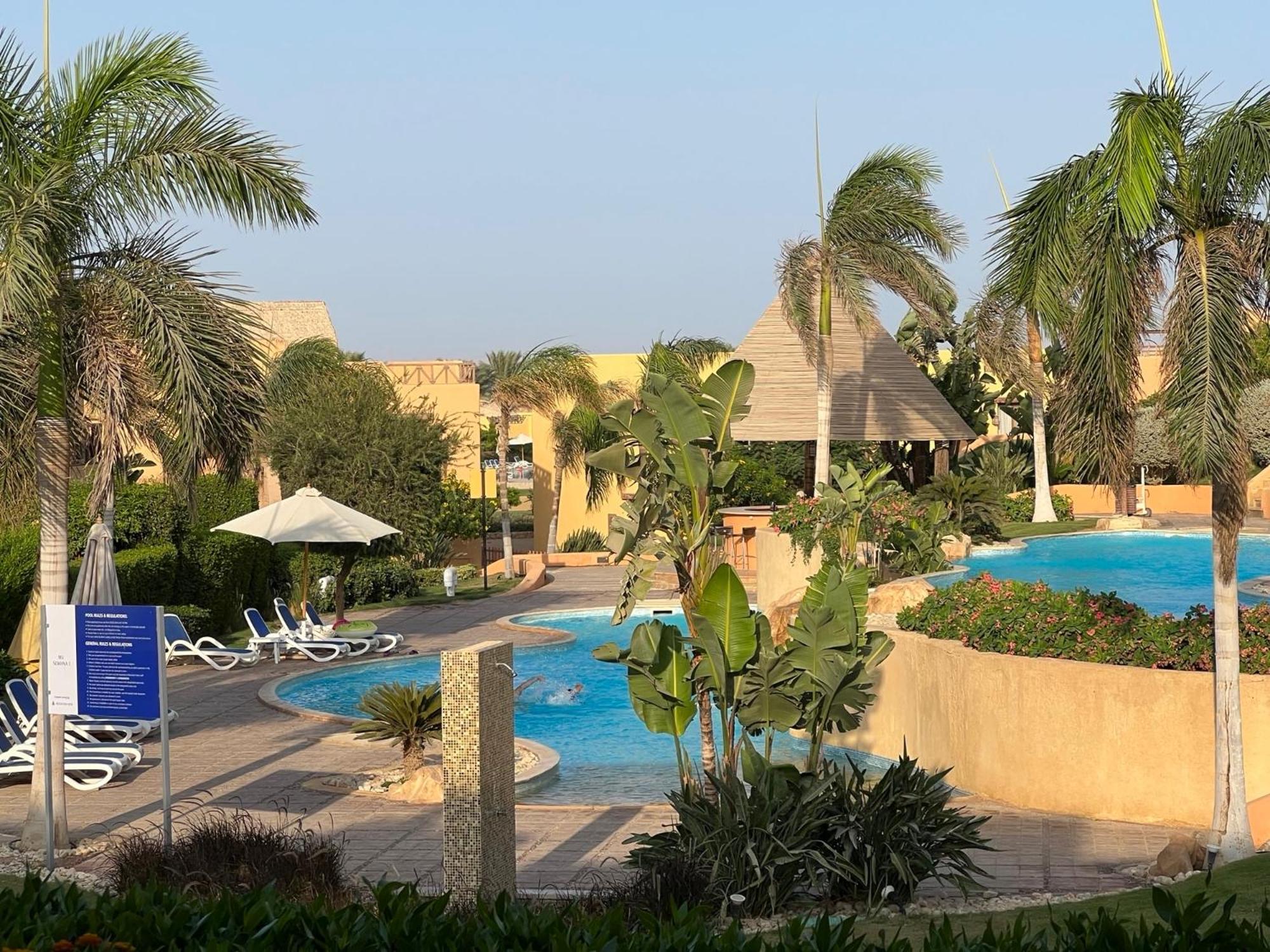 Chalet in Mountain View Sokhna 1 luxurious with garden 3 bedrooms with AC, 2 bathrooms, heated pool, families only
