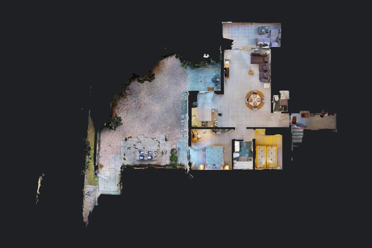 Casa delle Vigne: Giardino, pergola e vista lago