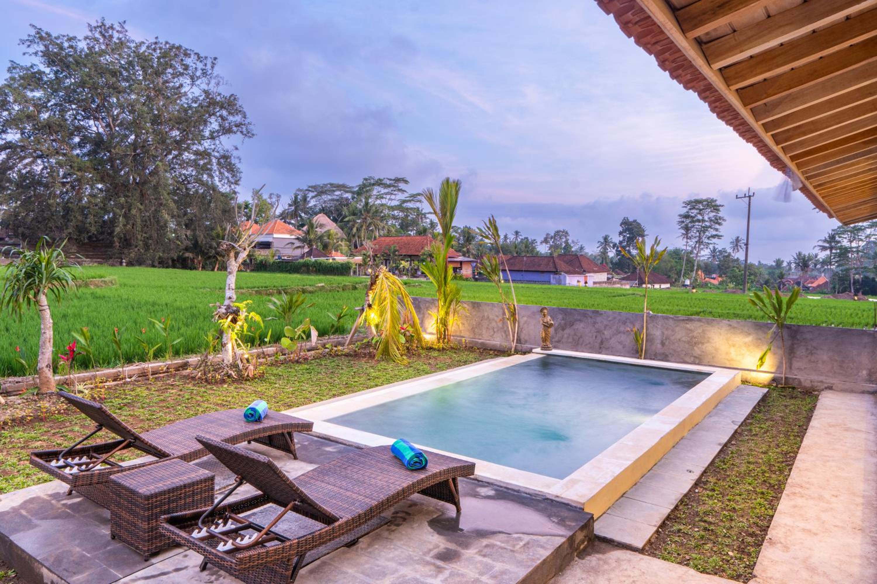 Uma Sri Dewi Villa Ubud view 2