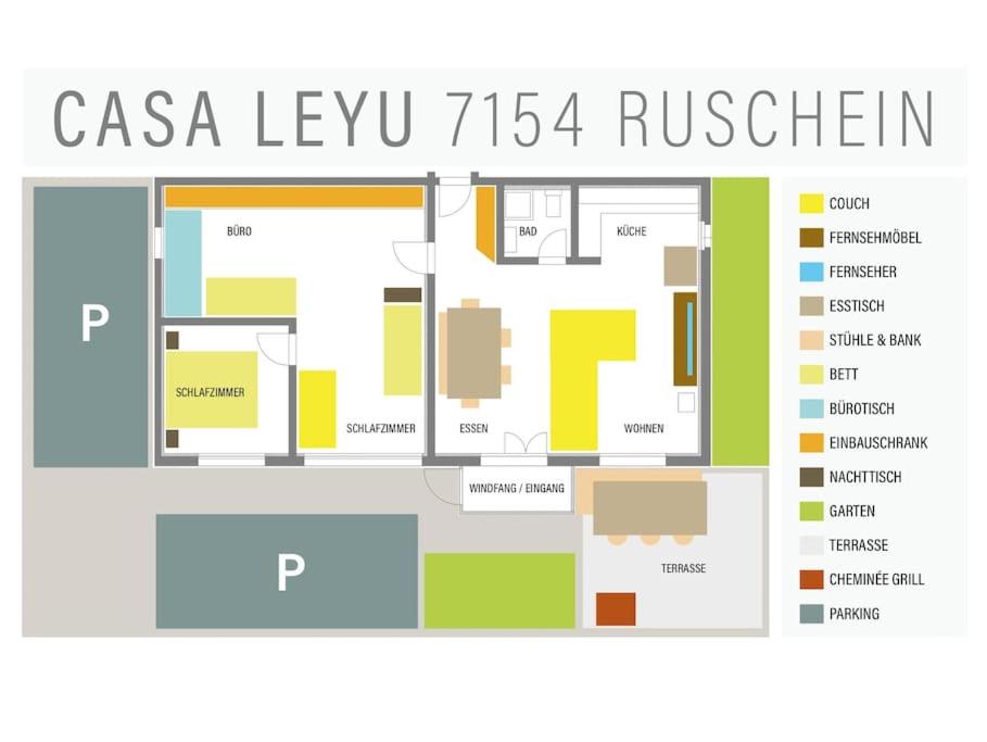 Casa LeYu mitten in Ruschein
