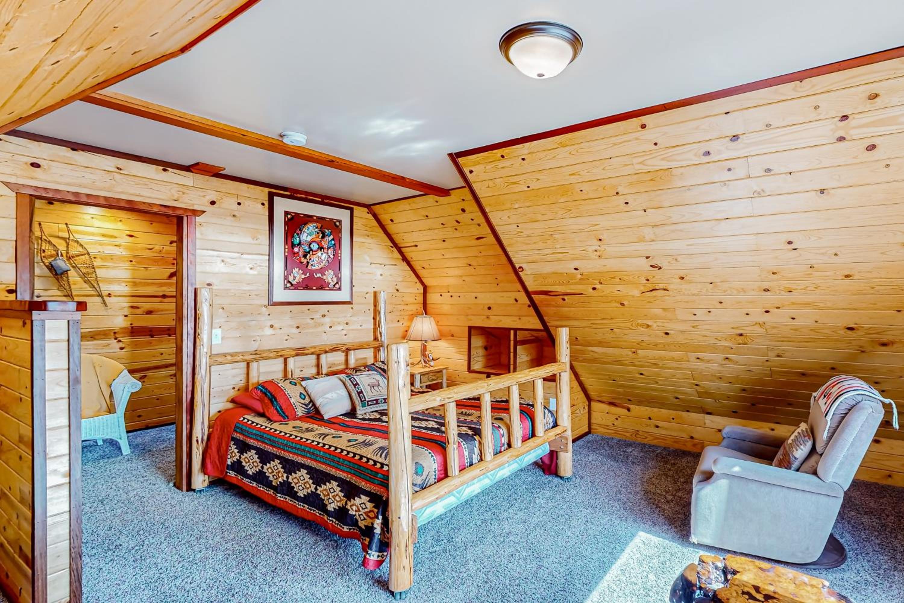 Rustic Cabin with Decks and Hot Tub in Garden Valley!
