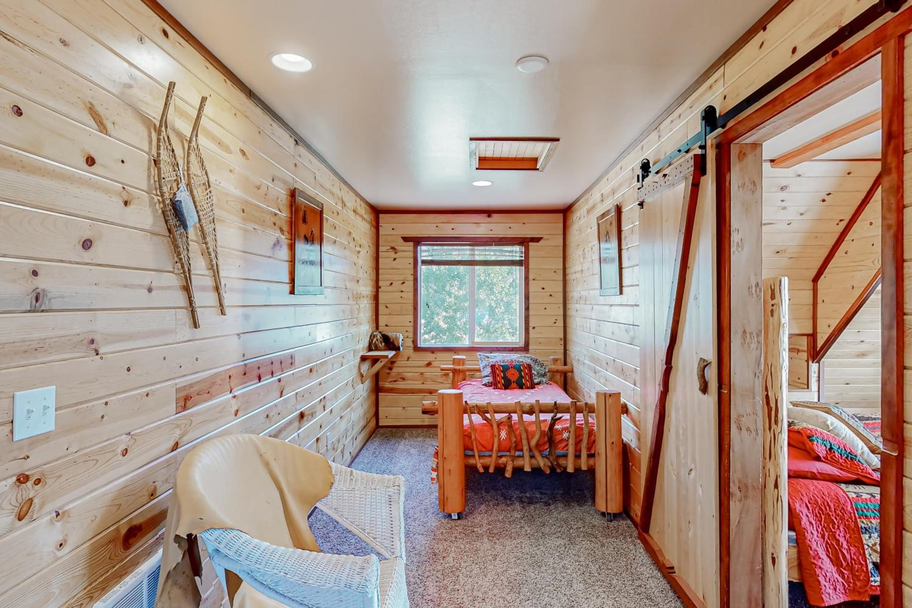 Rustic Cabin with Decks and Hot Tub in Garden Valley!