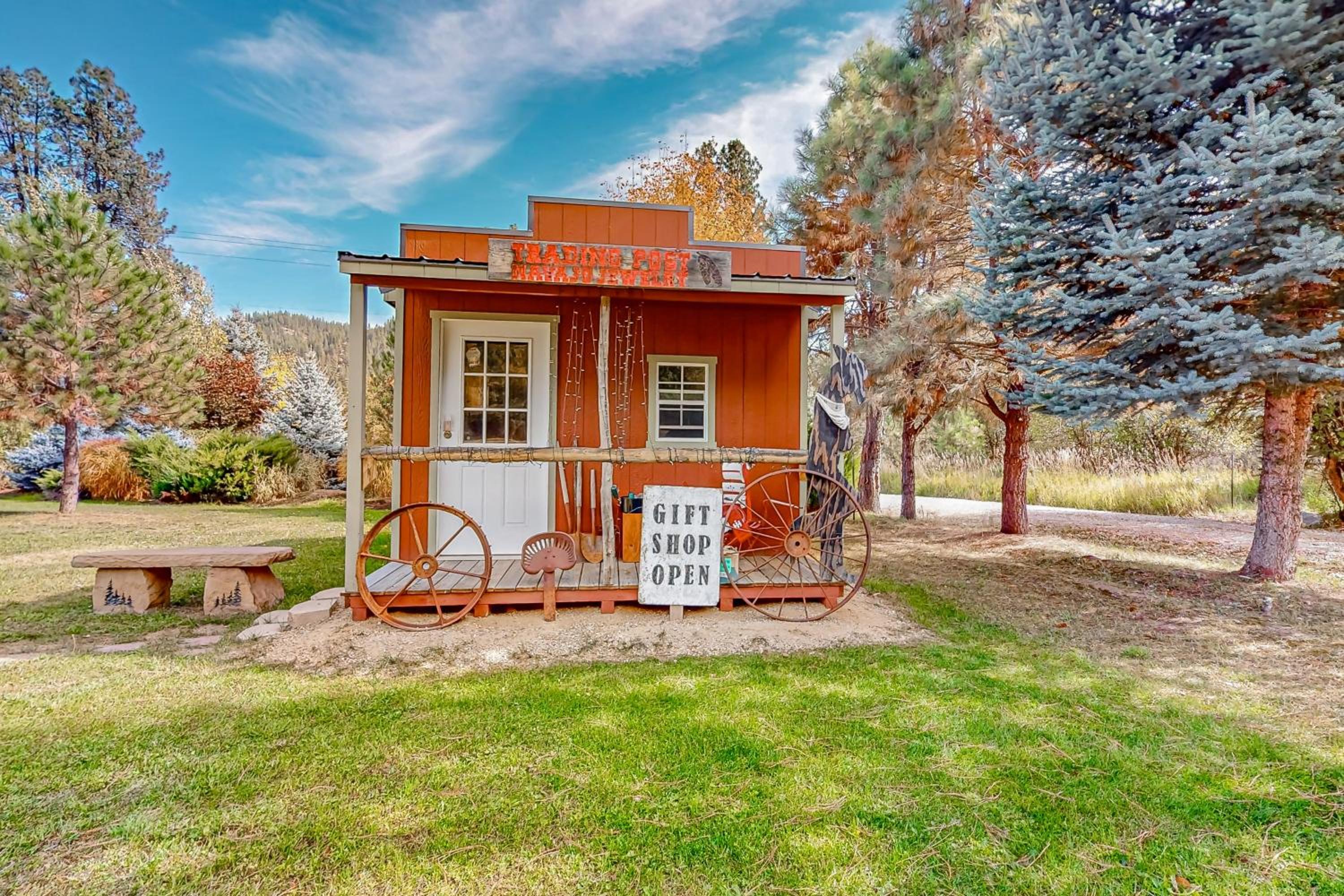 Rustic Cabin with Decks and Hot Tub in Garden Valley!