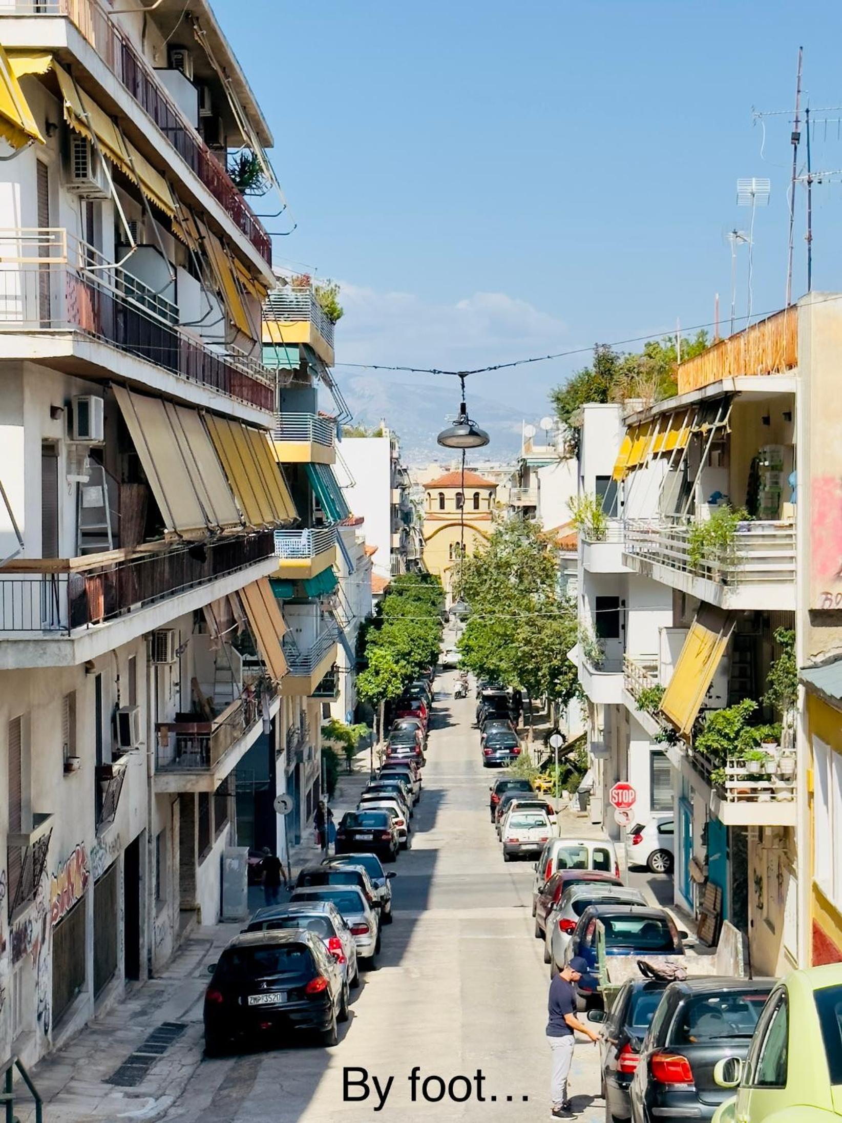 Yuna Penthouse, 100sqm private rooftop terrasse, Acropolis by foot