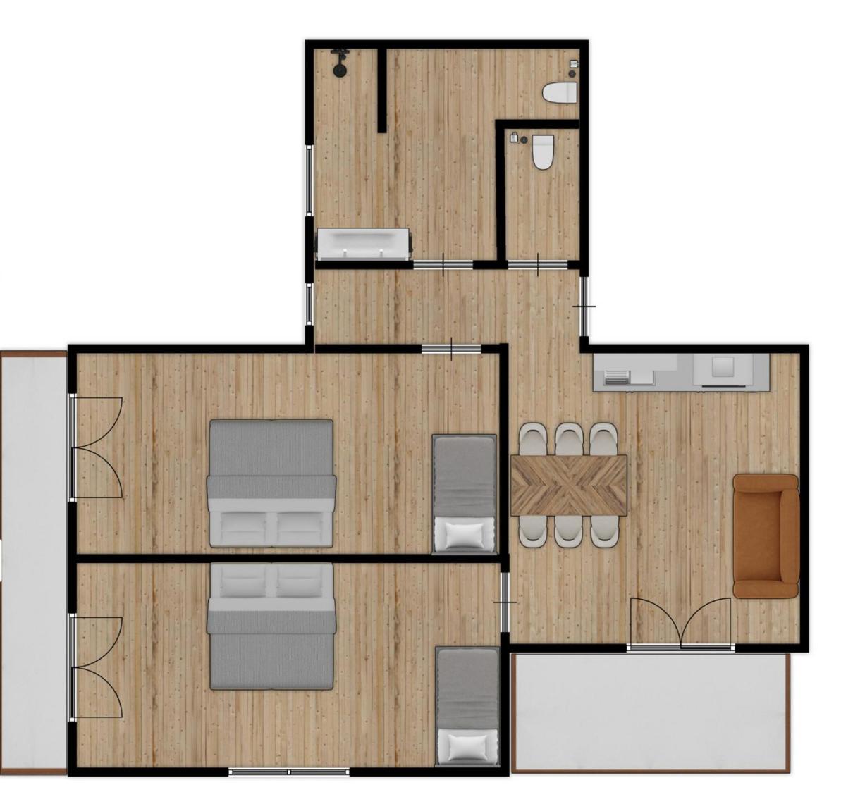 Chic lodge-apartments