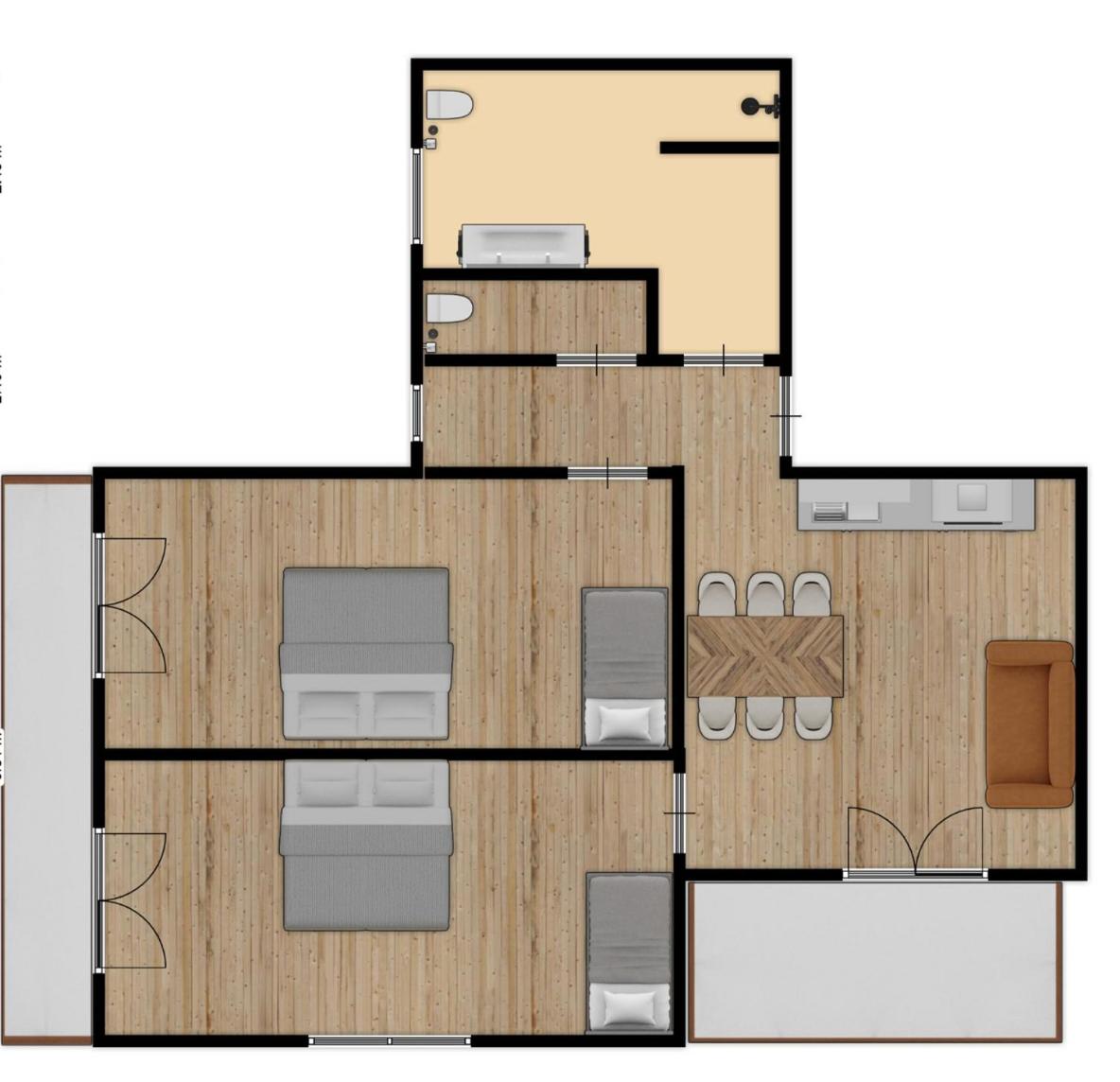 Chic lodge-apartments