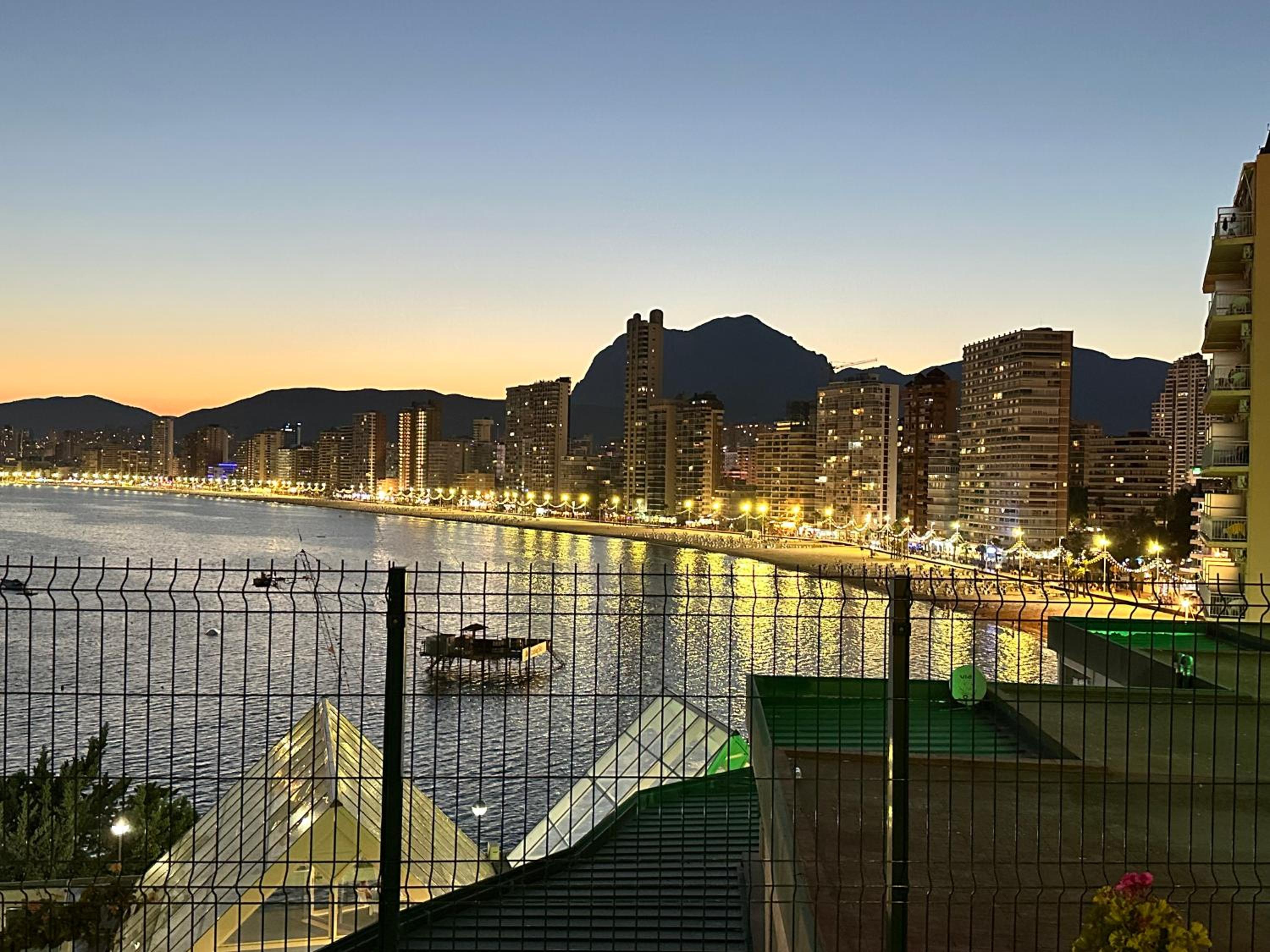 Benidorm beach, playa de Benidorm