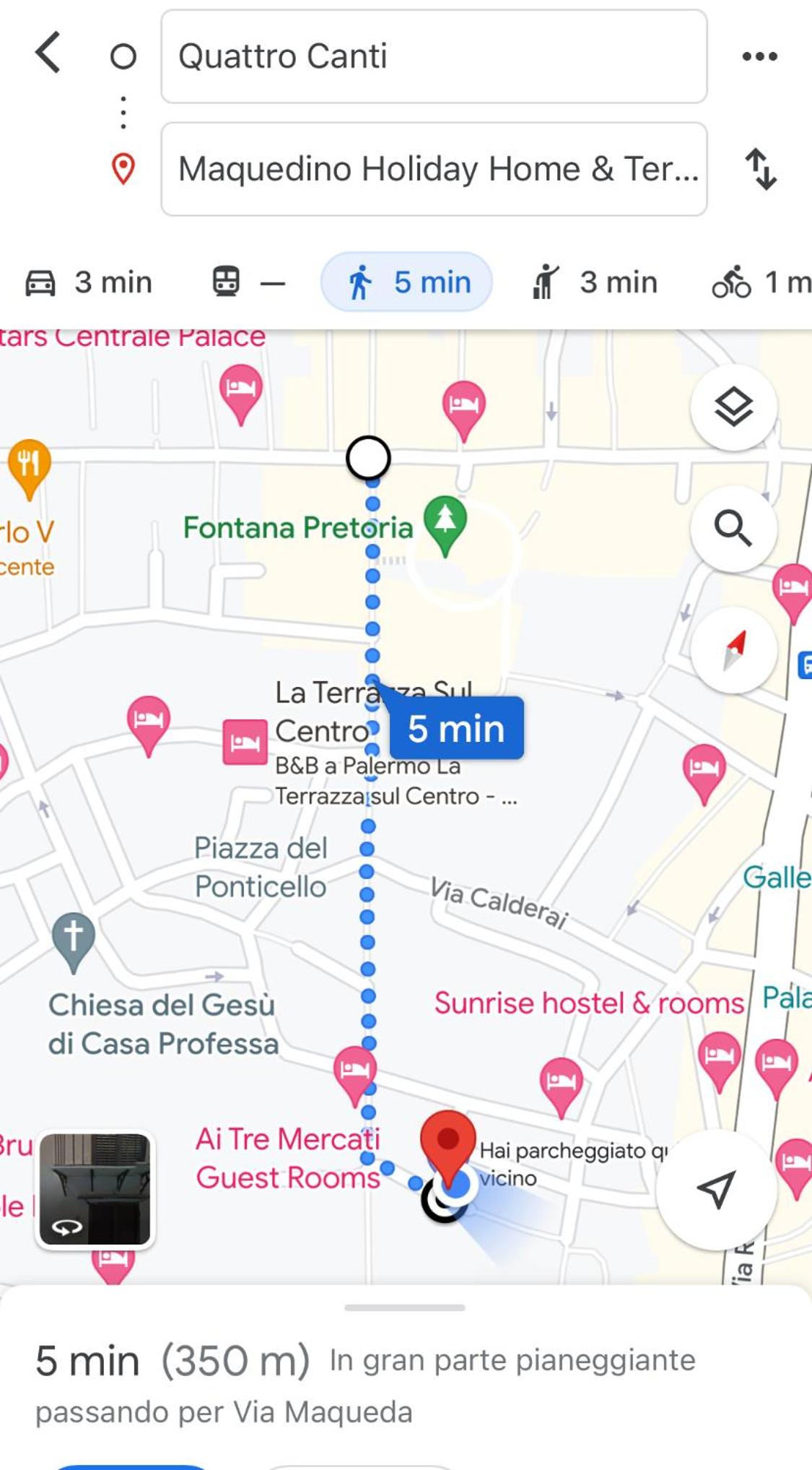 Maquedino holiday home & Terrace - Centro Storico Palermo view 4