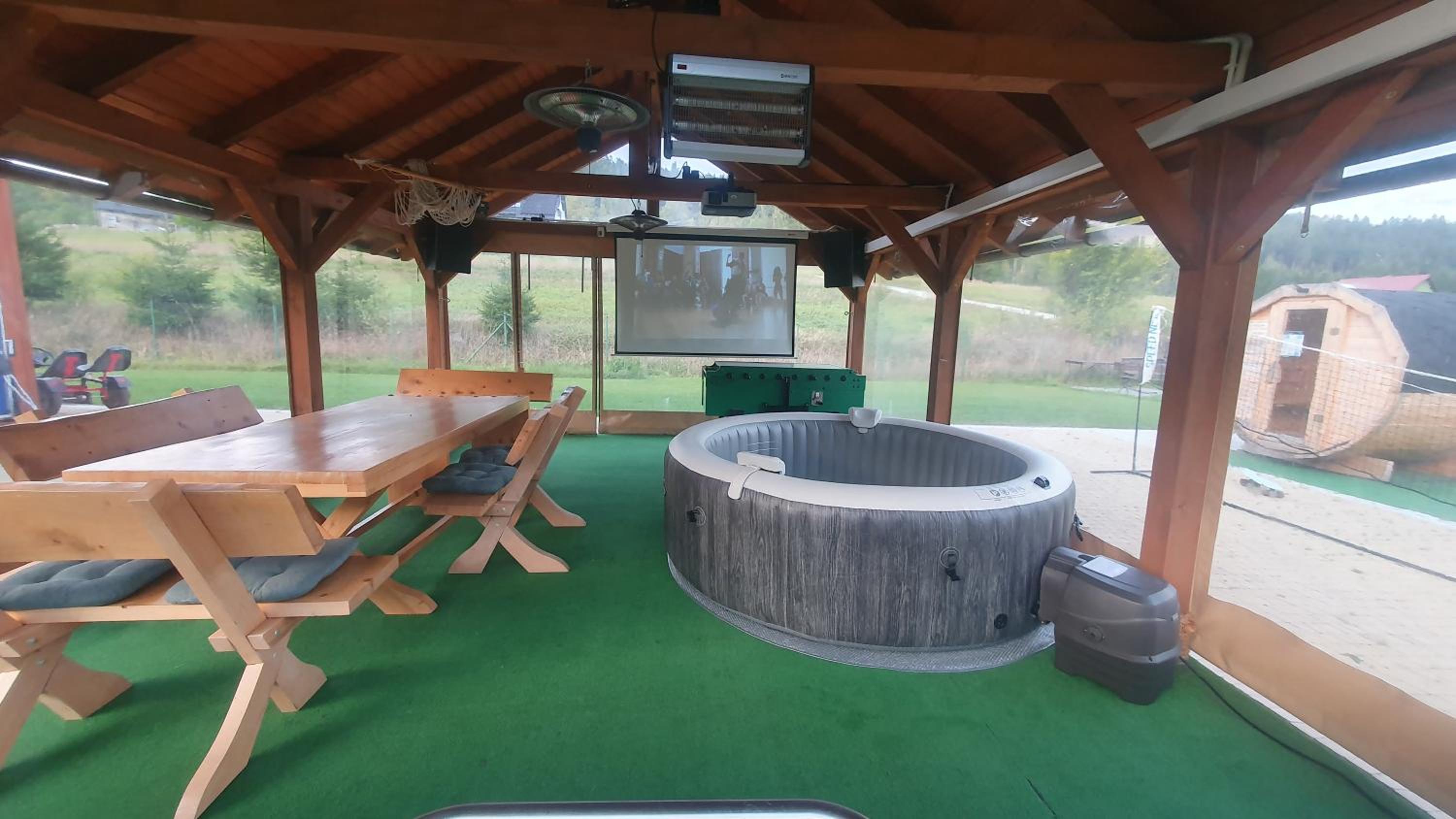 Domek w Górach Sowich "Go Sowie" Jacuzzi Basen Sauna view 4