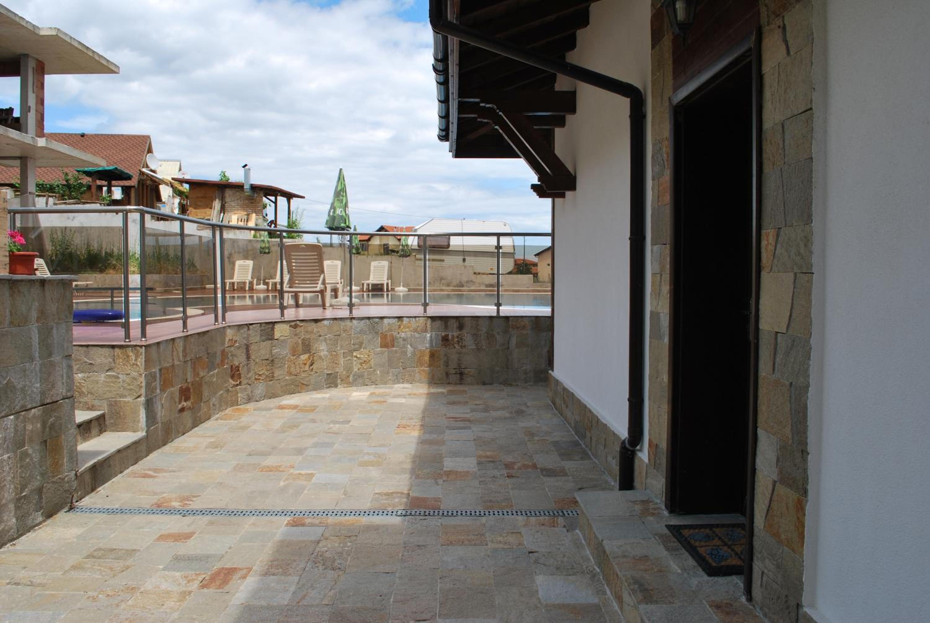 outdoor BBQ area