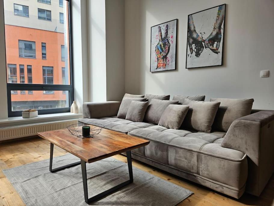 spacious modern LOFT, 2 bedrooms, 95m2, free parking view 2