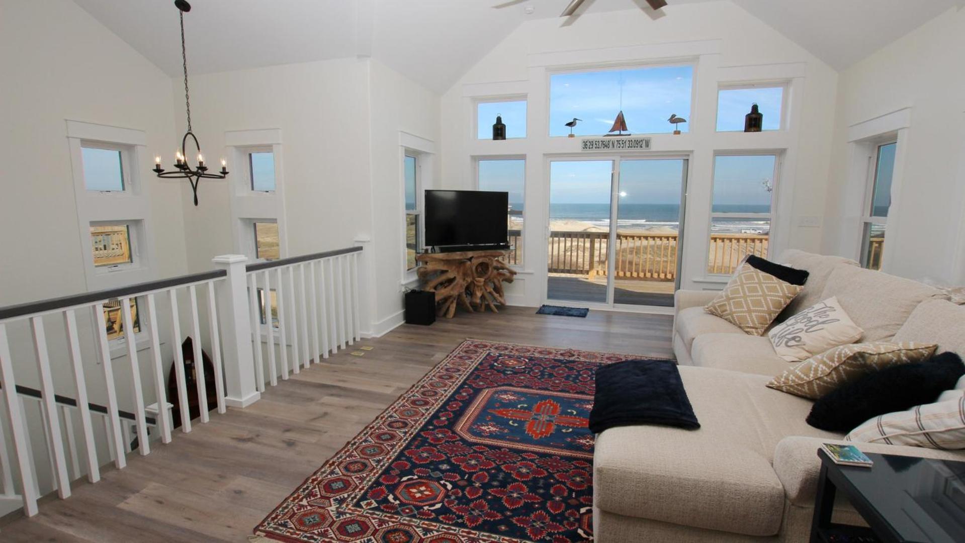 Semi-Oceanfront, Wild Horses, Hot Tub, Ocean Views! 4x2000, Sandfiddler Inn view 3
