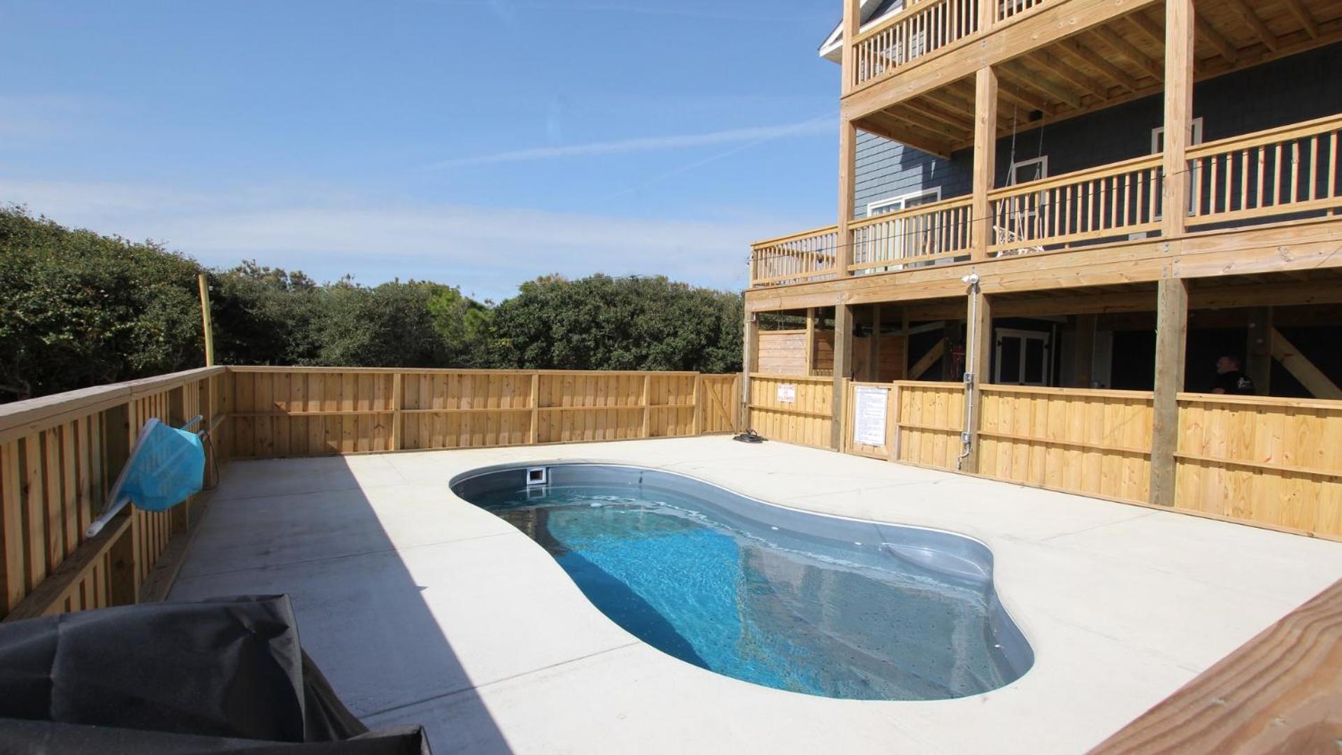Semi-Oceanfront, Ocean Views, Wild Horses, Private Pool, 4x2338, Race To The Beach view 2