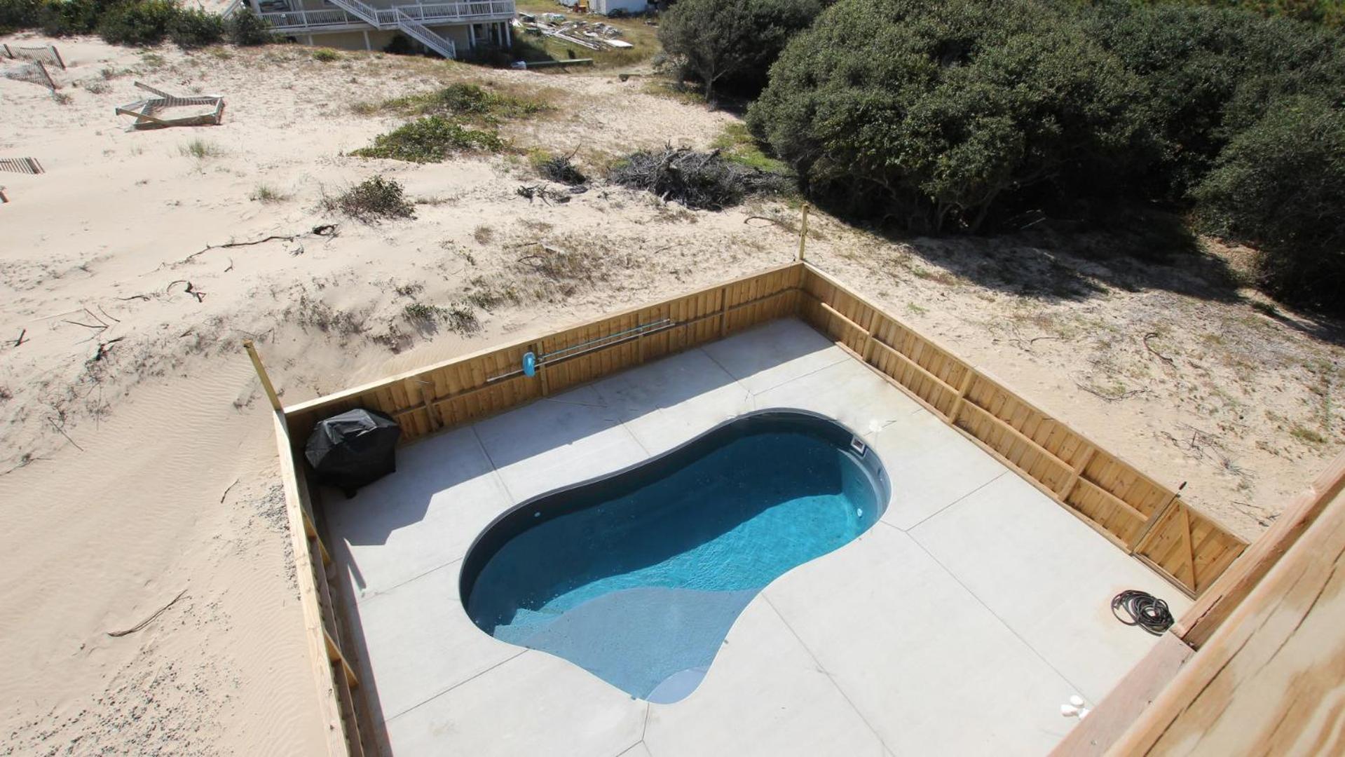 Semi-Oceanfront, Ocean Views, Wild Horses, Private Pool, 4x2338, Race To The Beach view 3
