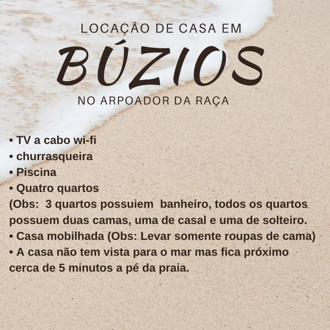 Locação de Casa em Búzios no Arpoador da raça