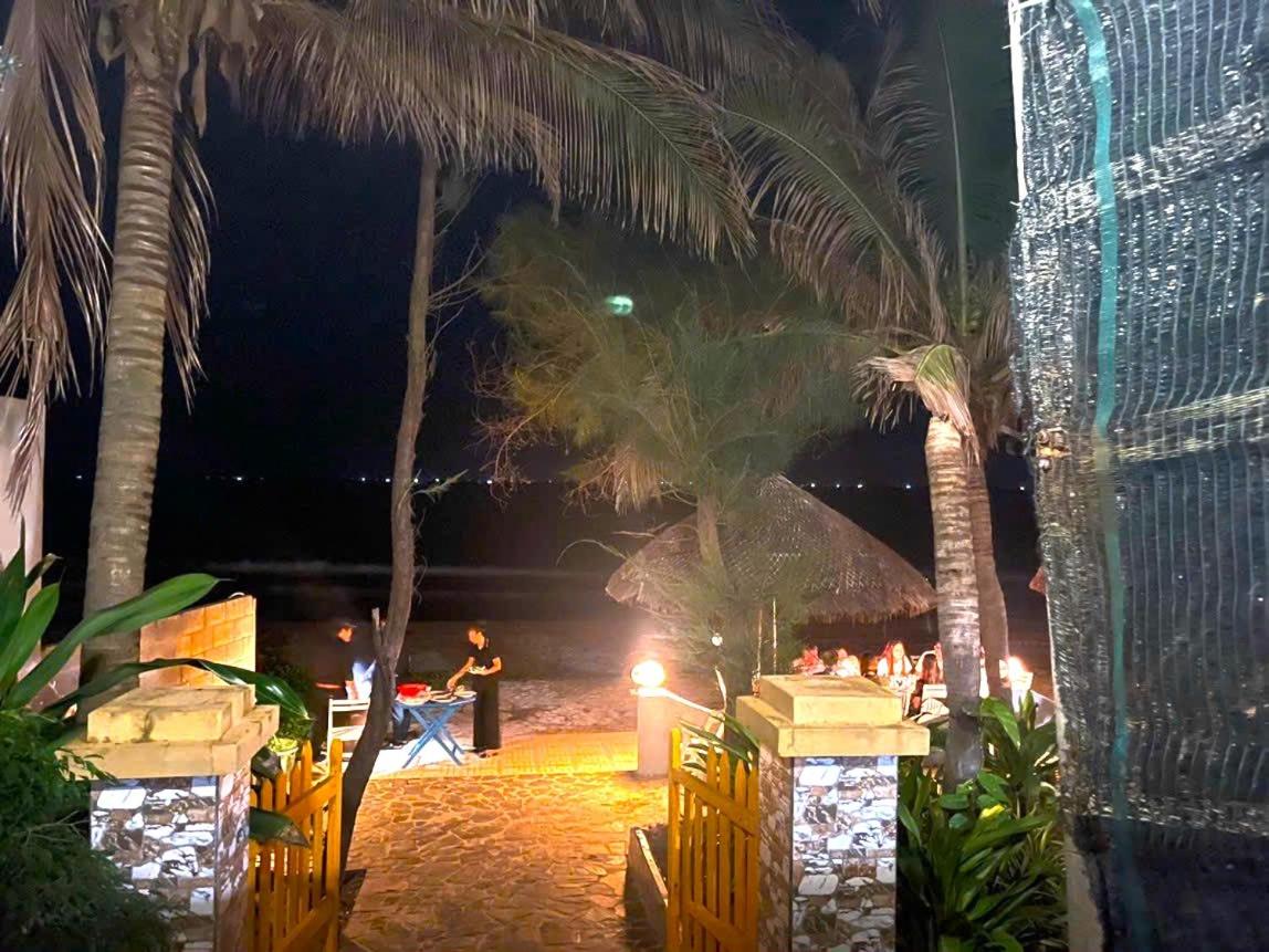 outdoor BBQ area