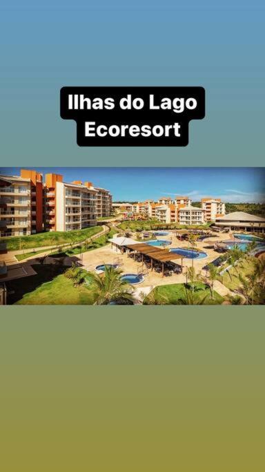 Excelente Apto para até 8 pessoas no Ilhas do Lago EcoResort Caldas Novas