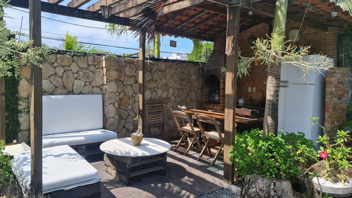 outdoor BBQ area
