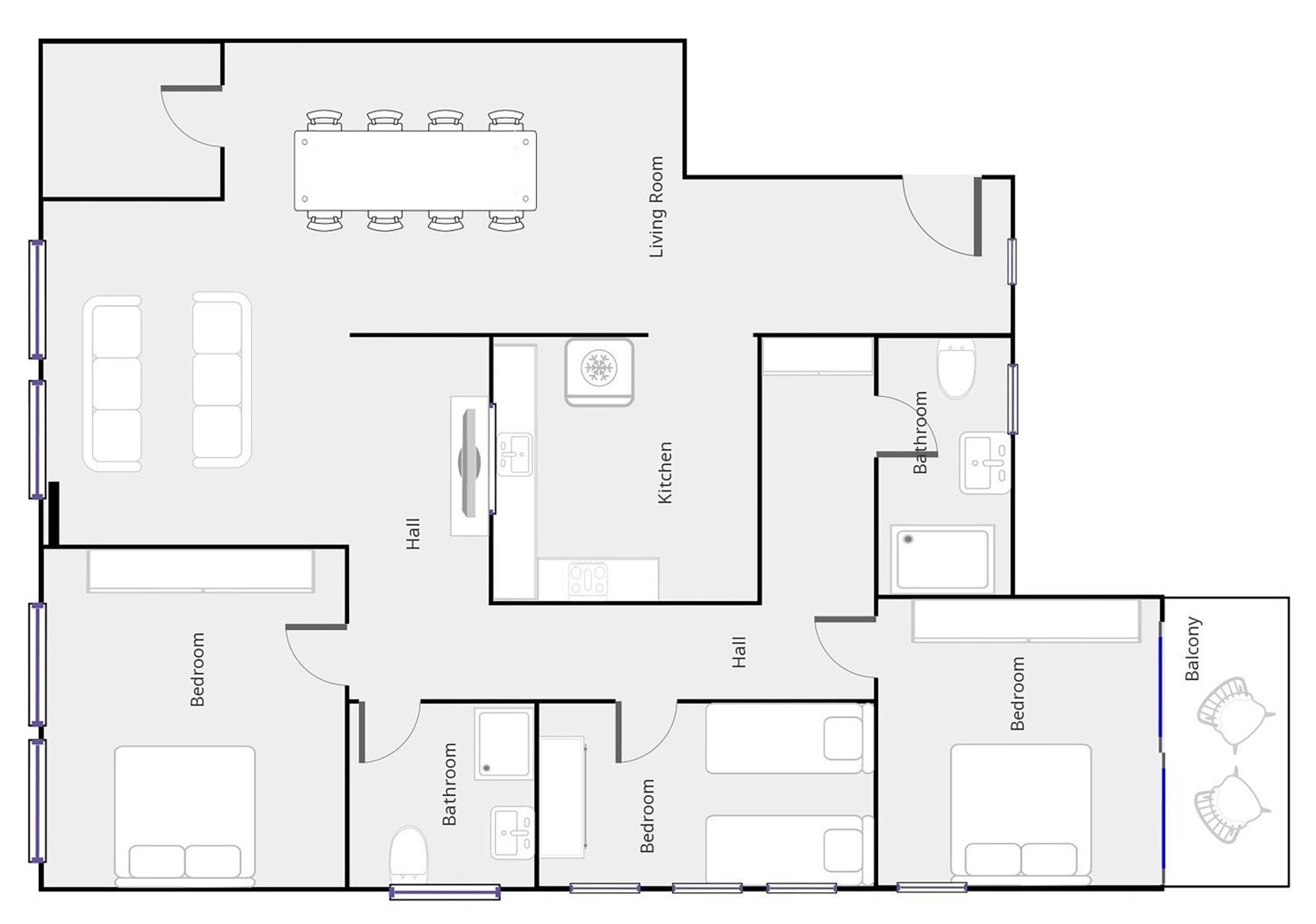 Newly Renovated 3BR in Beach-Centered by HolyGuest view 3