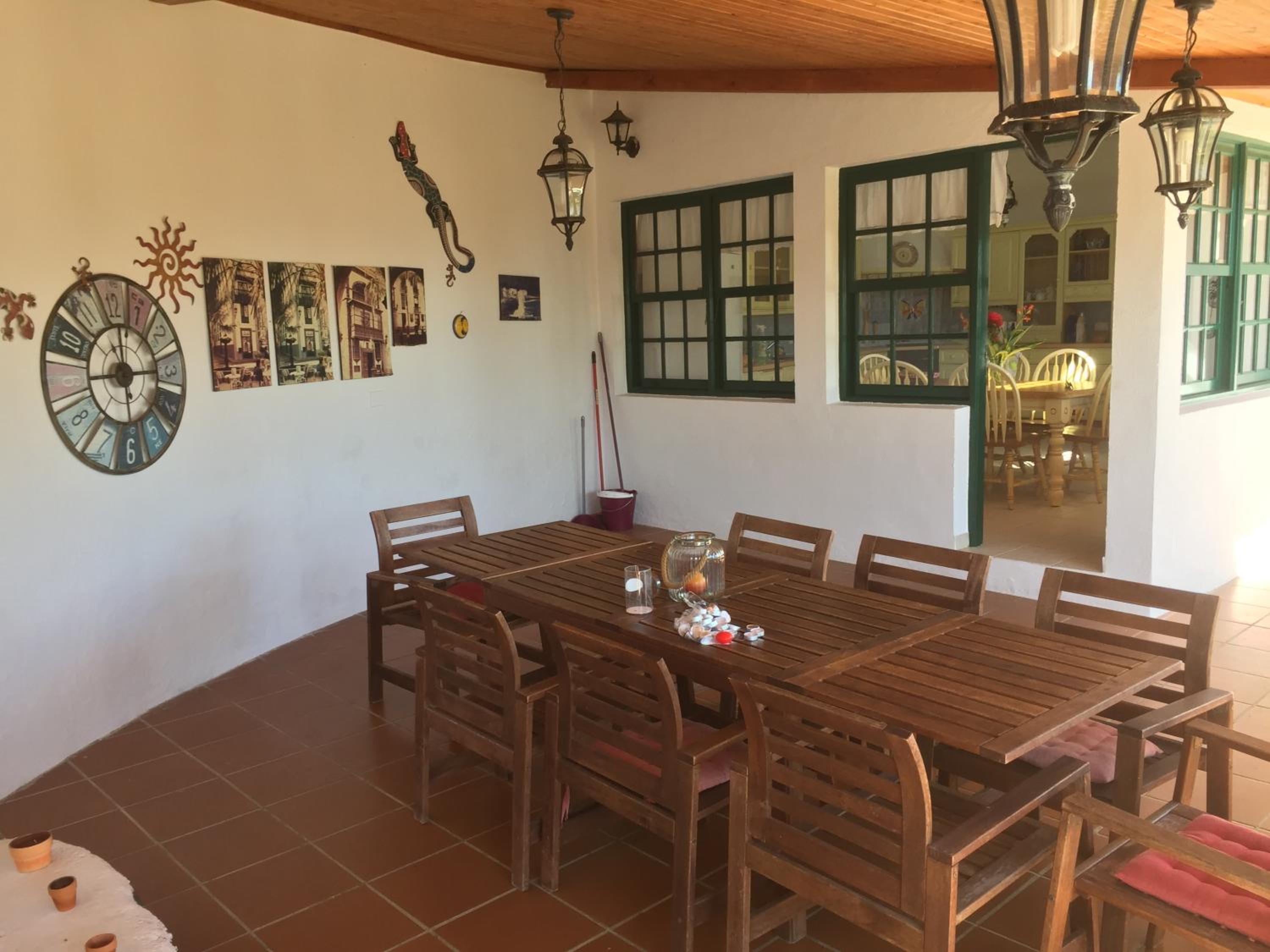 Spacious characterful villa with spectacular views in quiet rural setting.