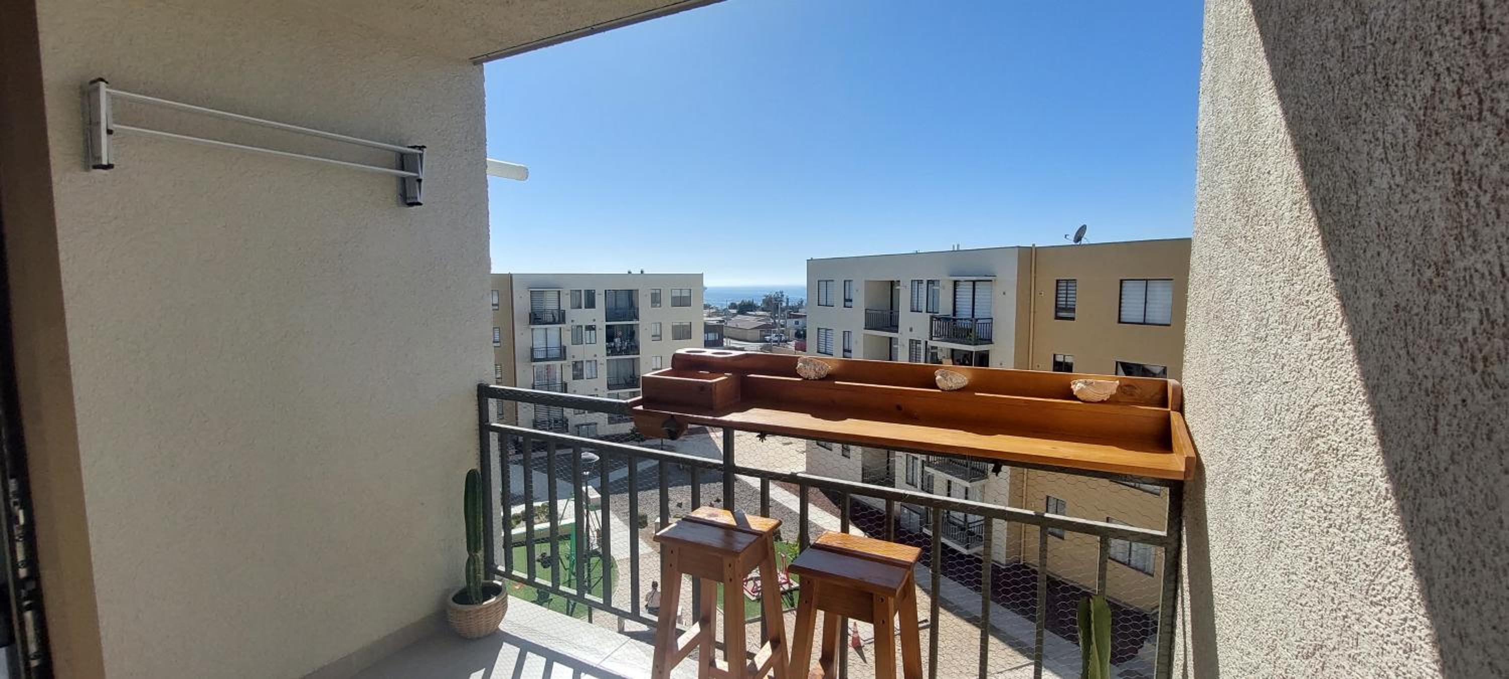 Departamento full equipado con vista al mar