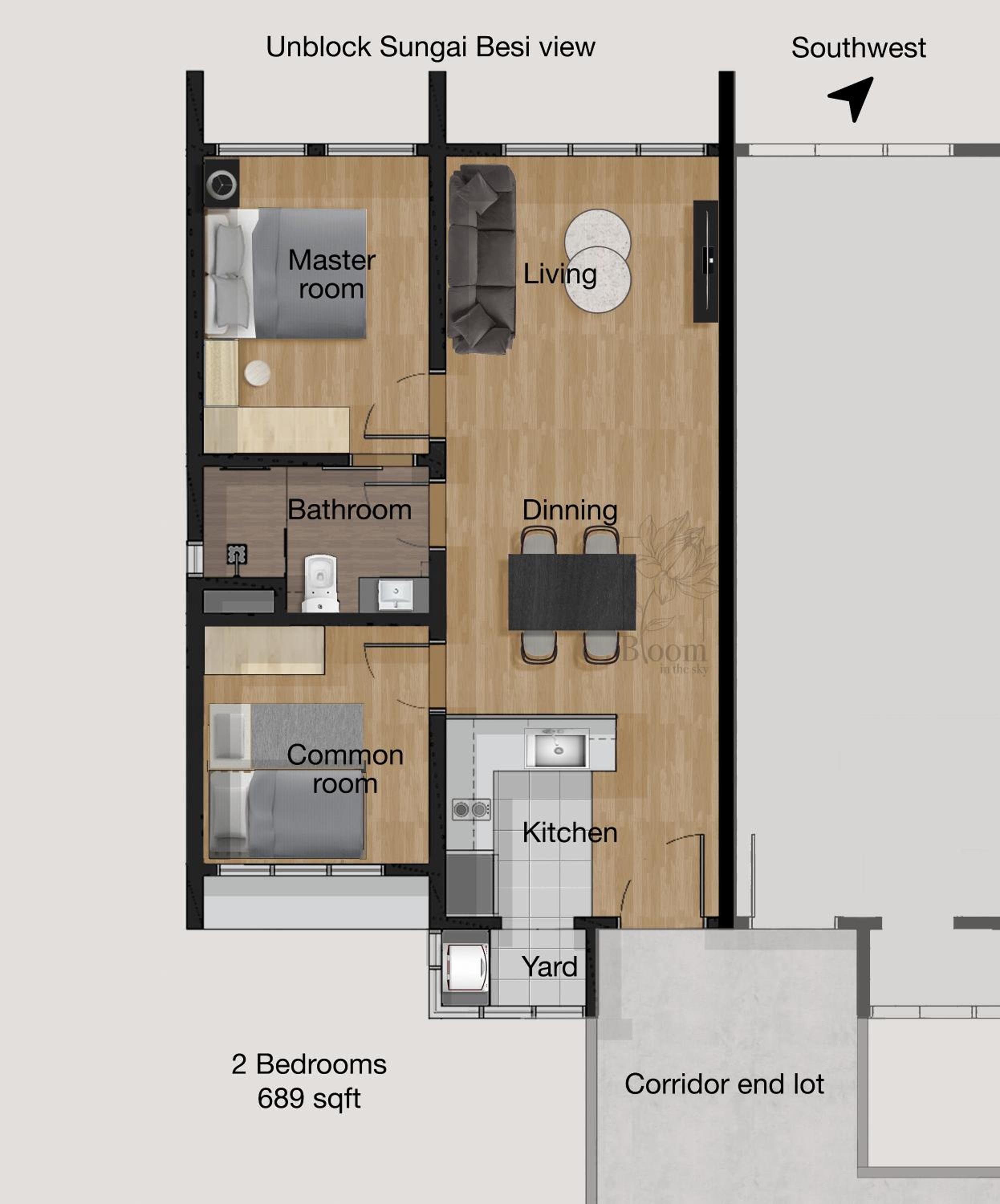 Trion KL High floor Corner Unit Free Parking Near TRX KL Centre and MRT