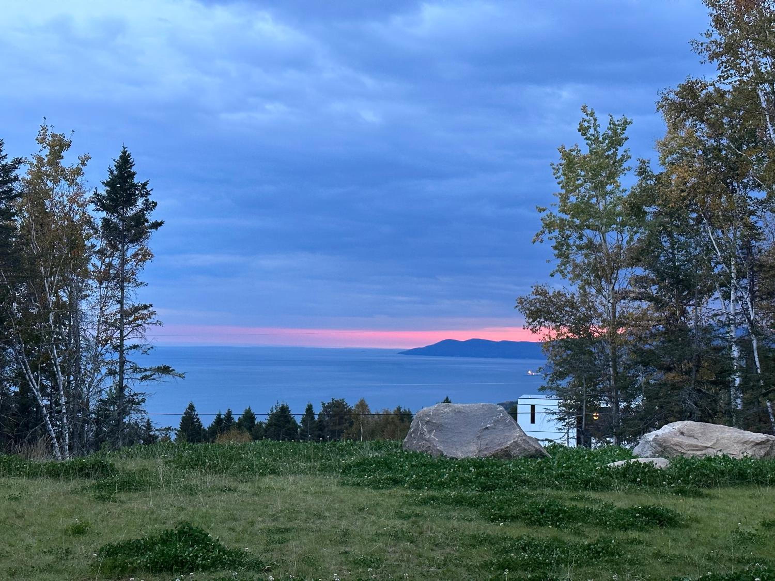 Villa Les Flots: Breathtaking view of St Lawrence