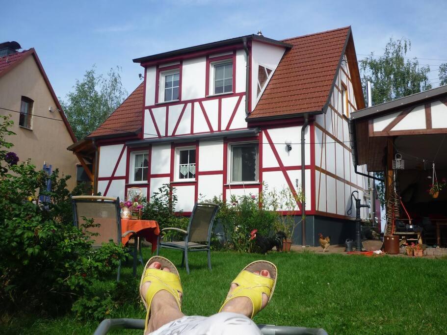 Erpelhaus in ländlicher Idylle mit Stadtnähe zu Erfurt und Weimar