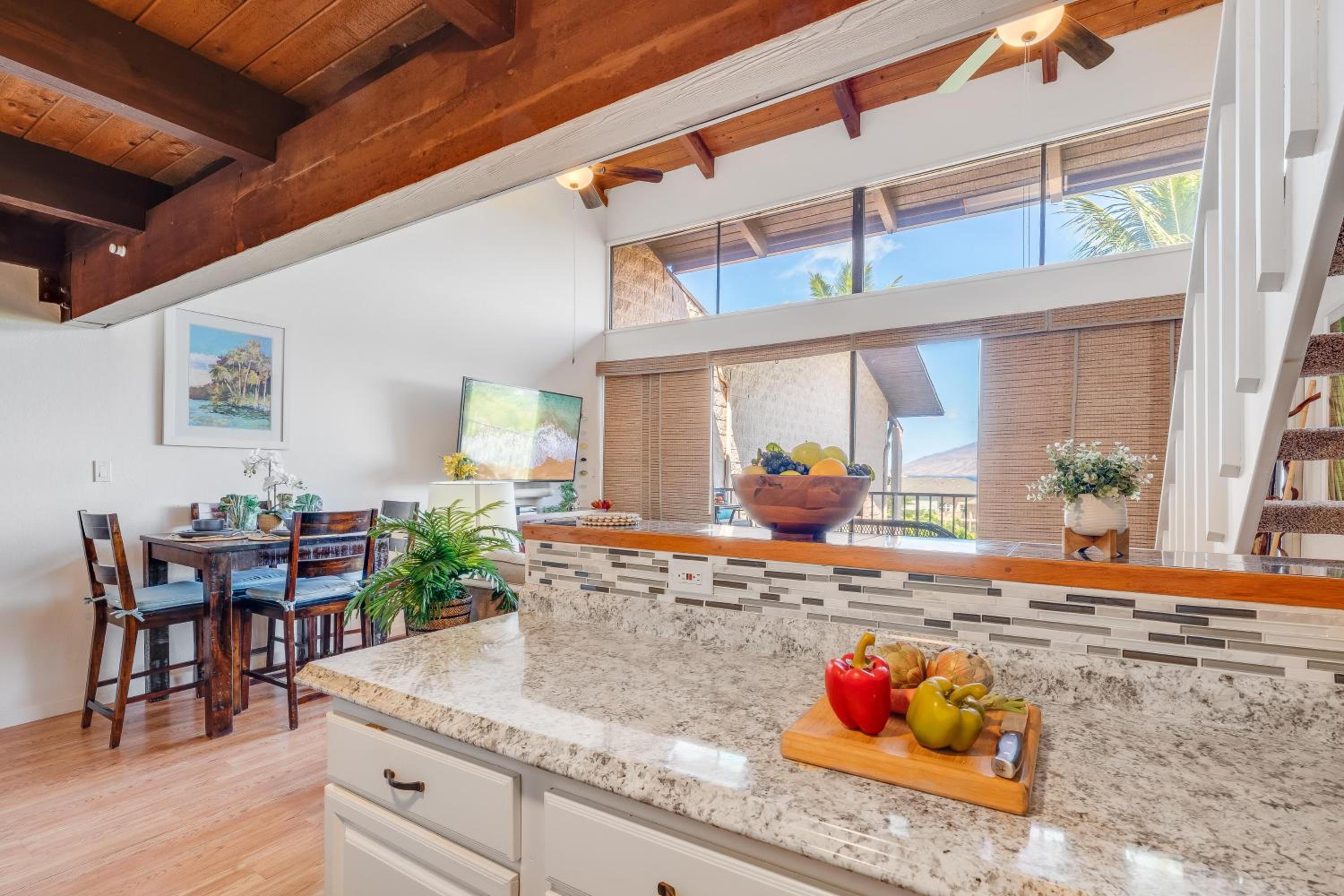 Kihei Alii Kai C405 · KAK C405 Updated 2BD Condo Across Beach w