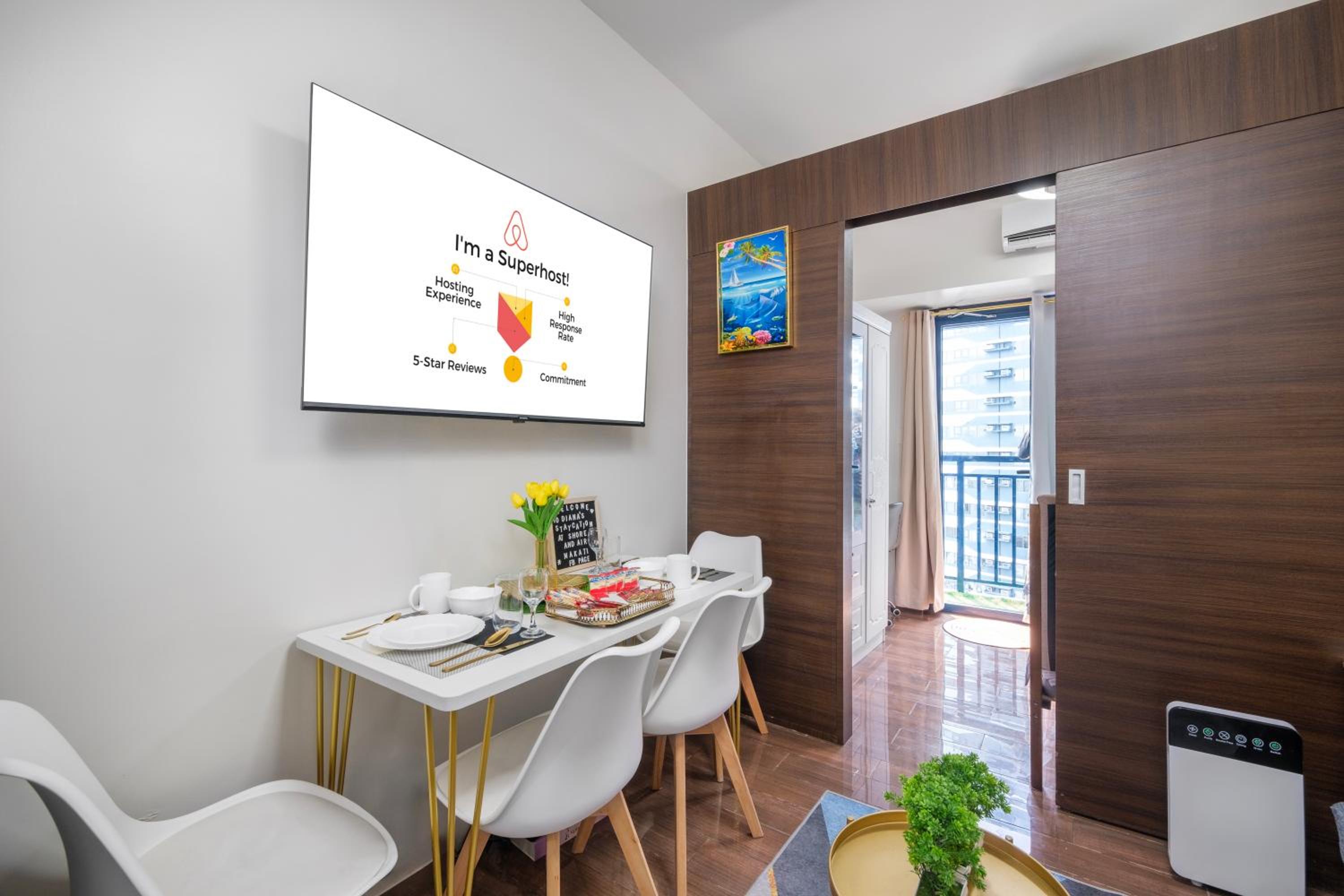 Newly Turned 0ver Cond0- Air Makati 1BR with Balcony