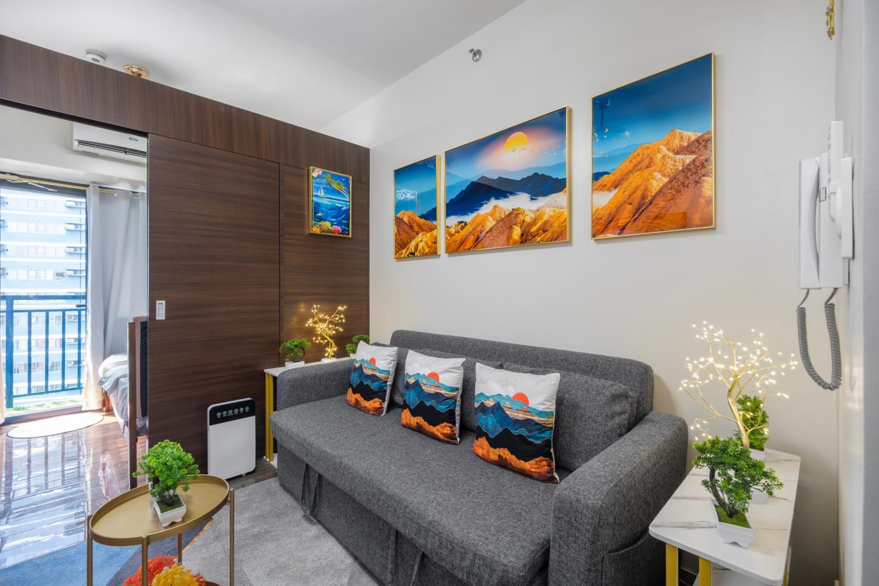 Newly Turned 0ver Cond0- Air Makati 1BR with Balcony