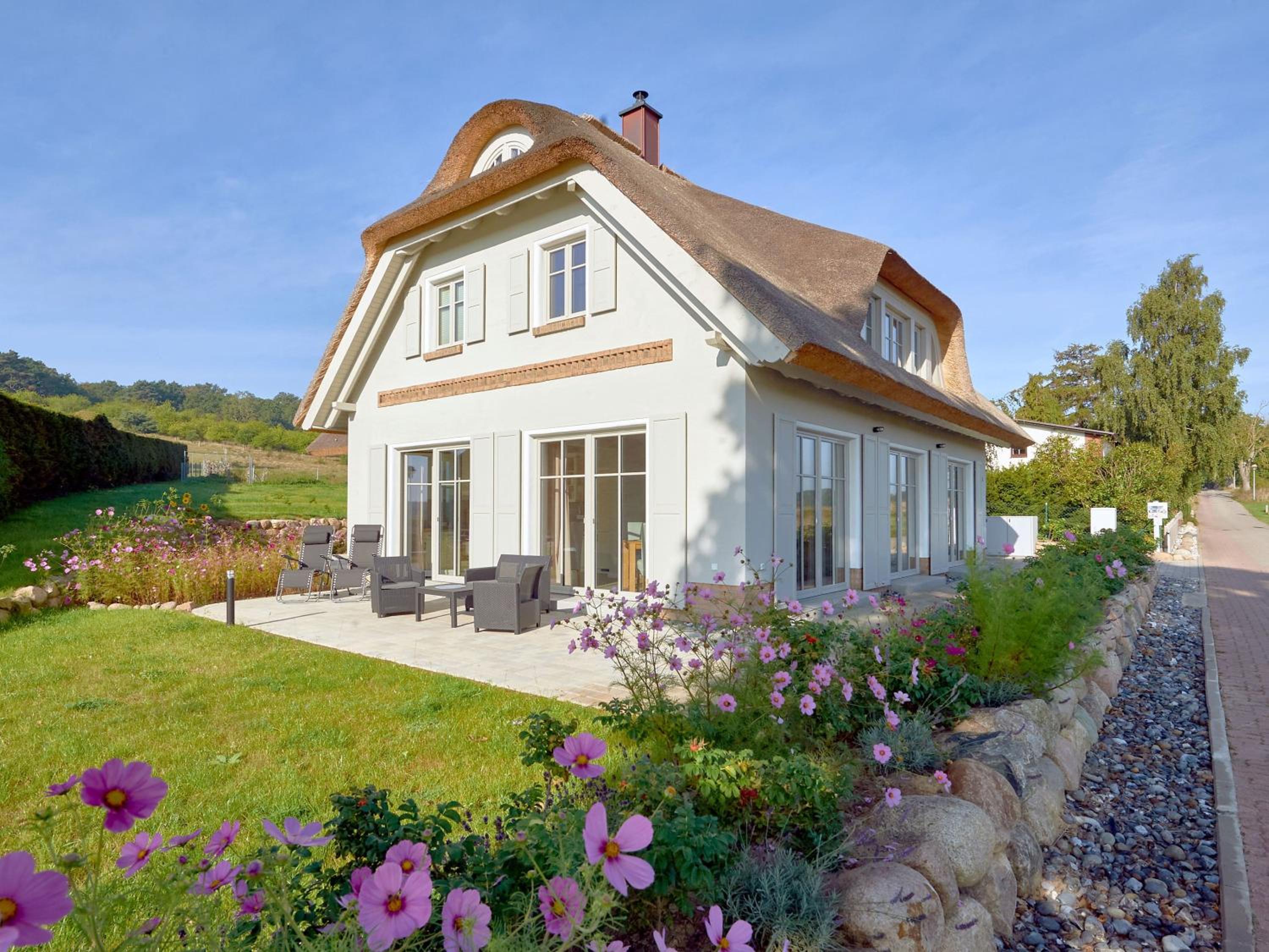 Landhaus Max in Moritzdorf - Luxus unter Reet mit Seeblick, Kamin, Sauna