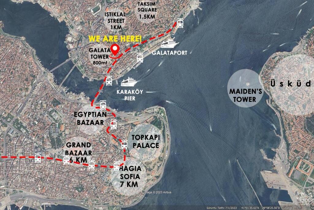 Bosphorus view, central location