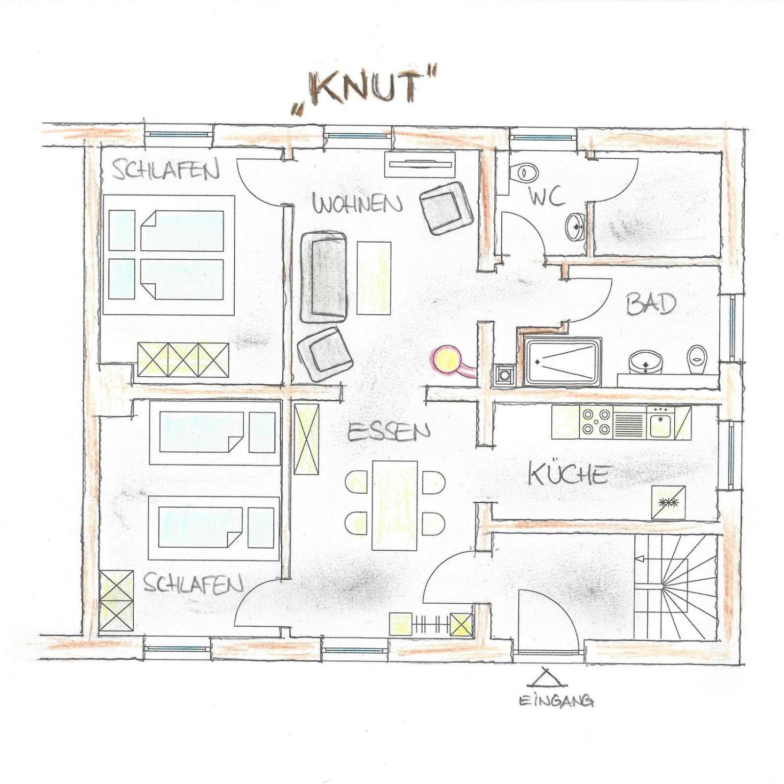 schöne Ferienwohnung mit Kamin und Terrasse in Sassnitz H