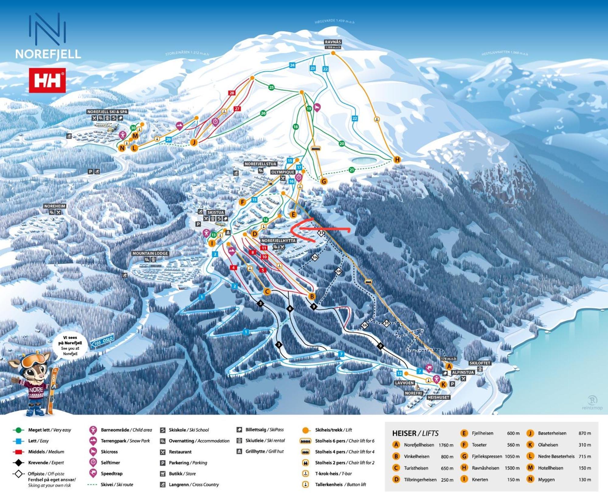 Ny leilighet på Norefjell - ski in/out view 2